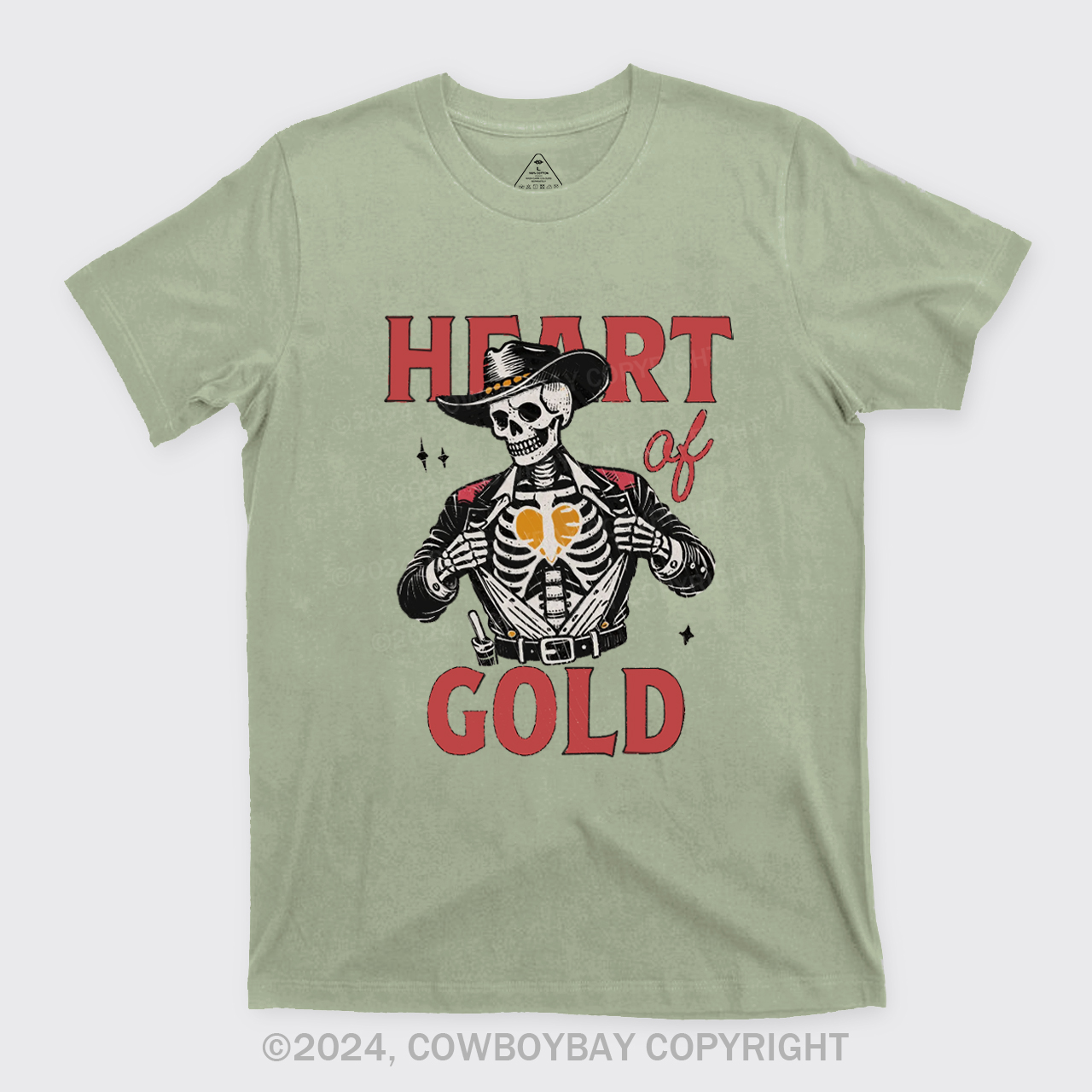Heart Of Gold Western T-Shirts