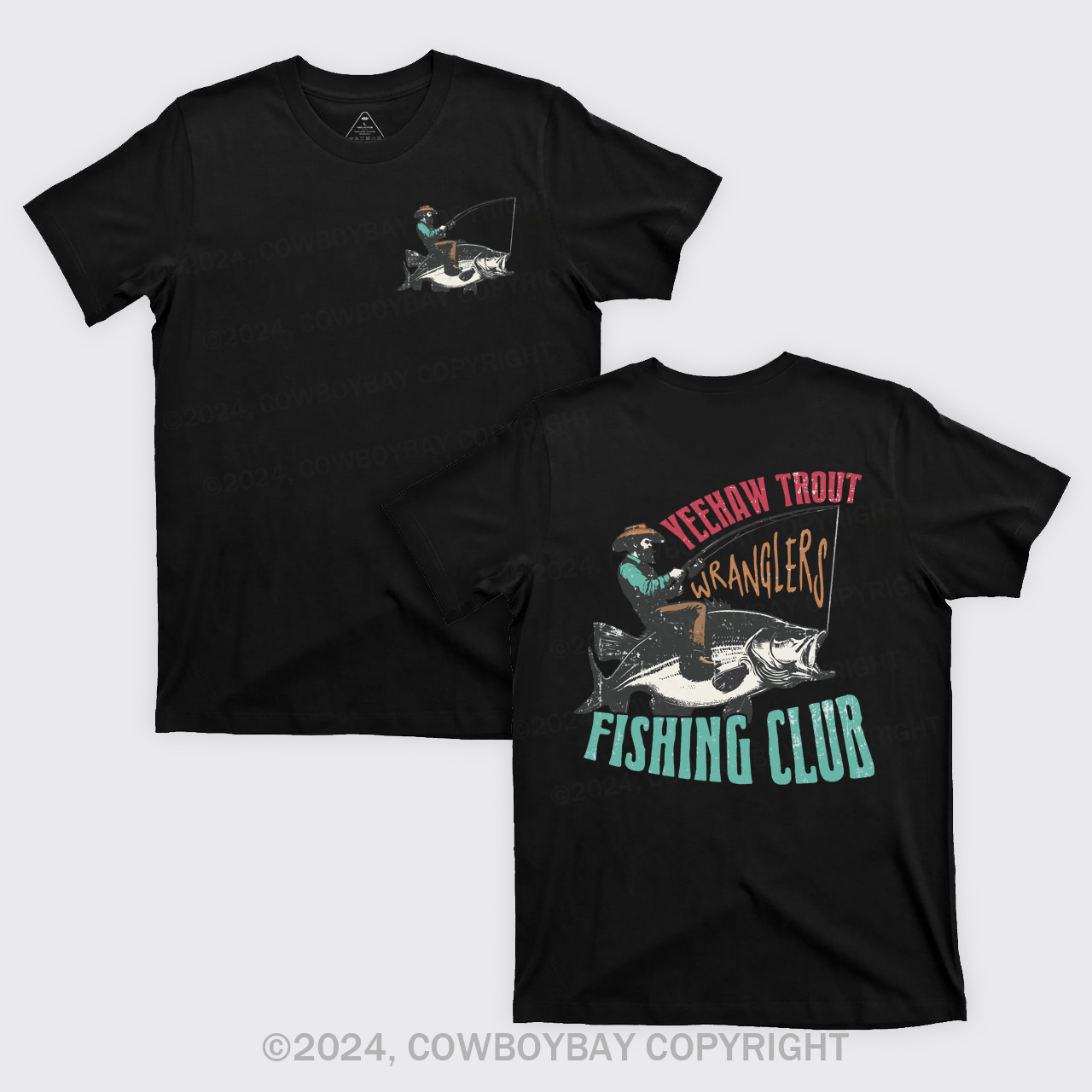 Trendy Western Fishing Club T-Shirts