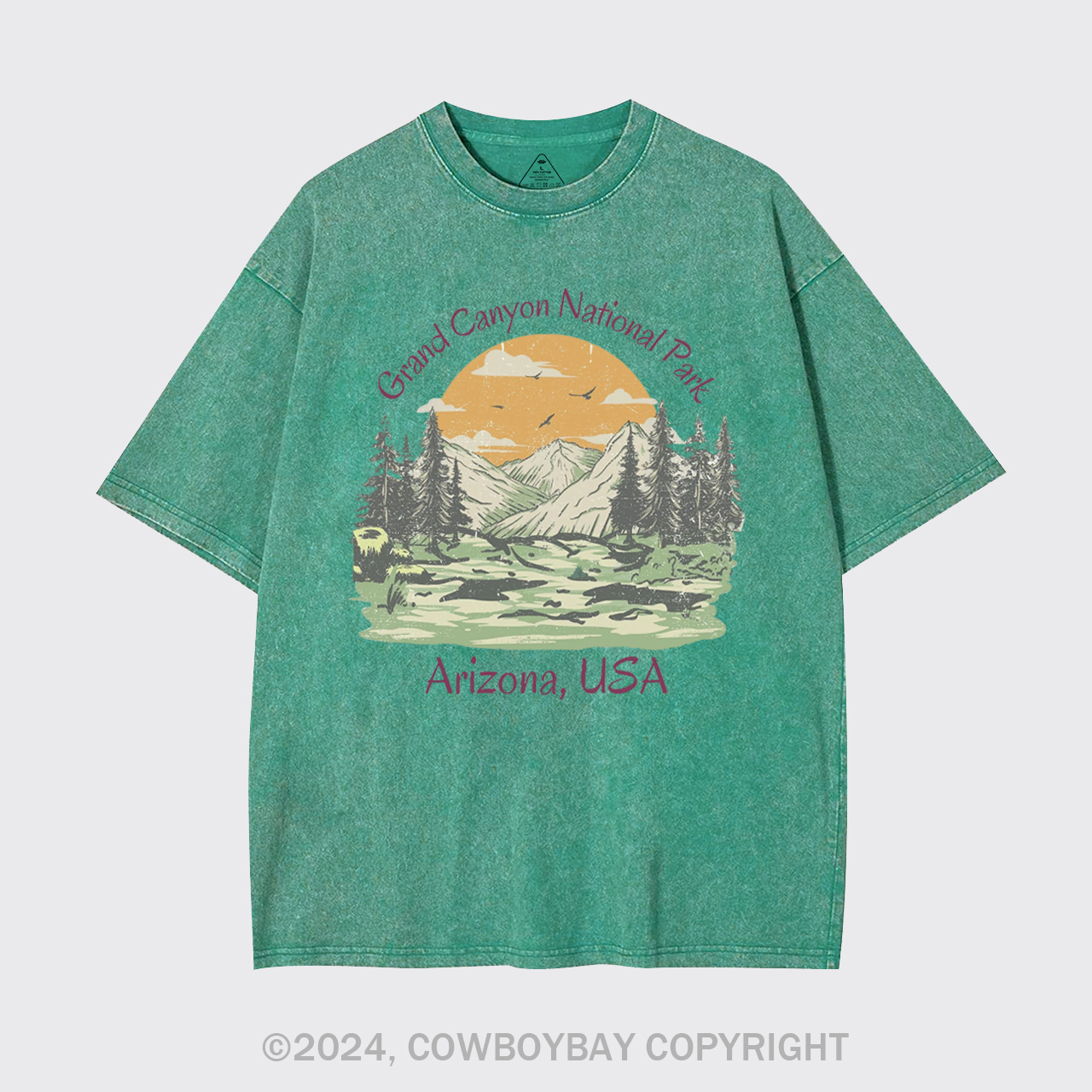 Grand Canyon National Park Garment-dye Tees