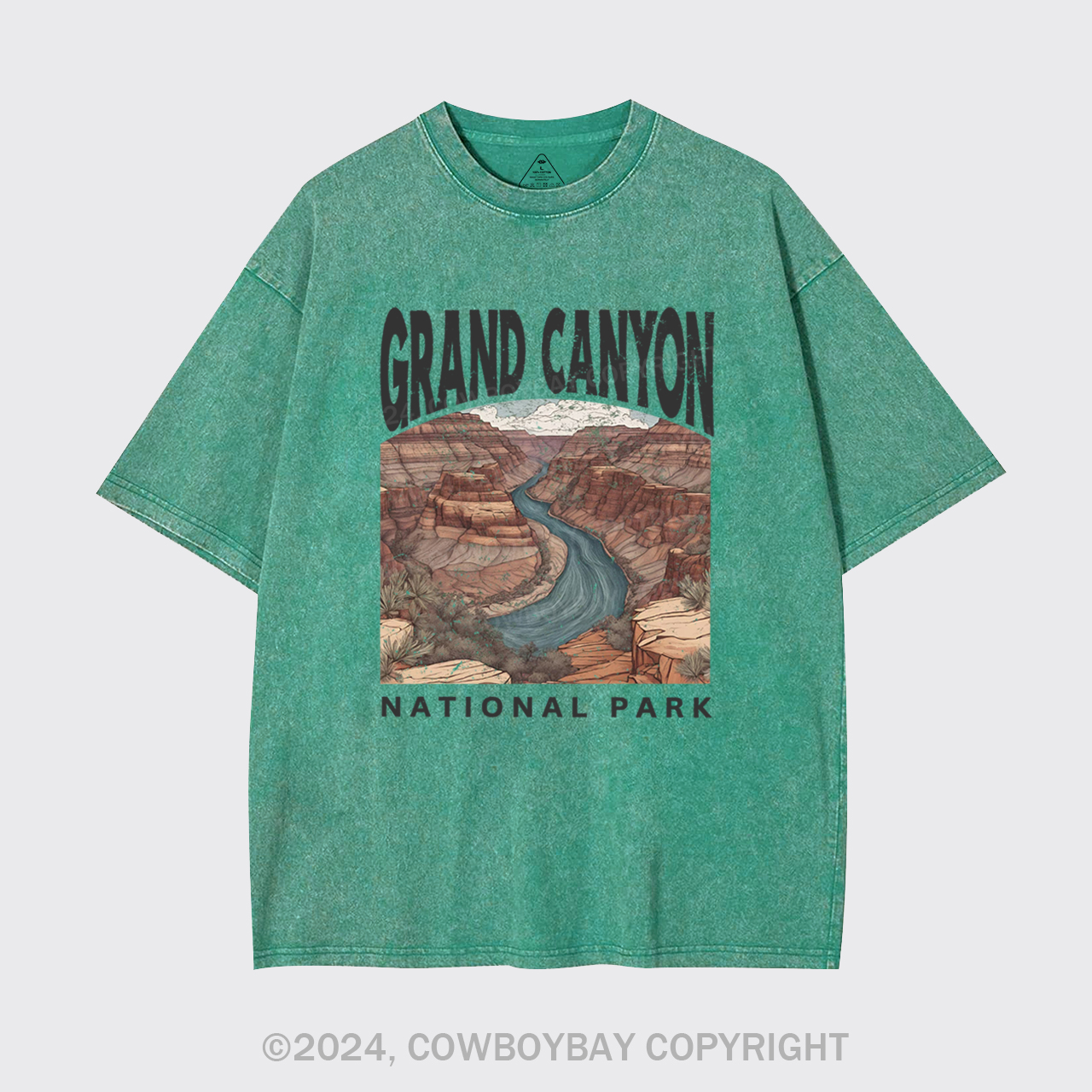 Retro Grand Canyon National Park Garment-dye Tees