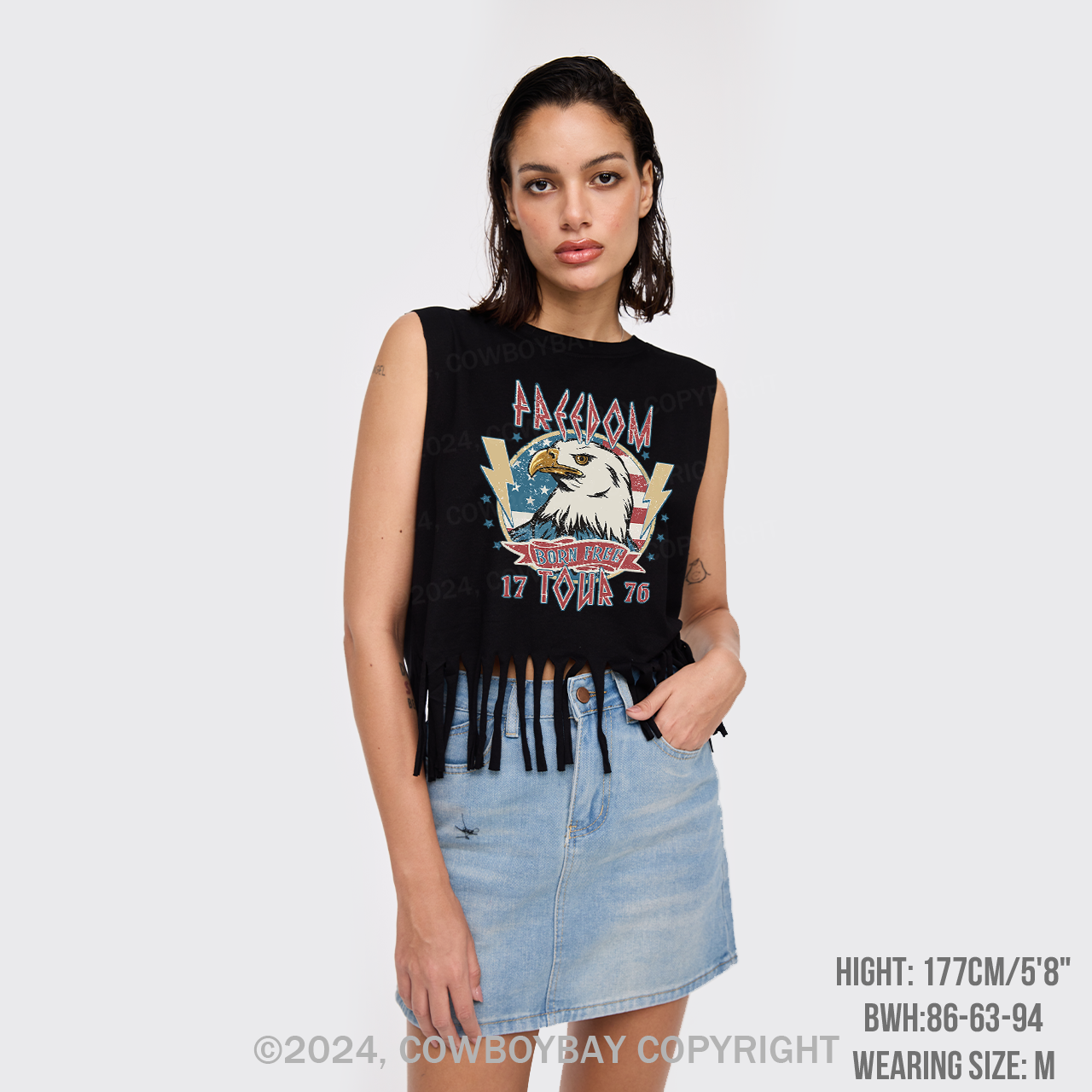 Born Free 1776 Fringe Tank