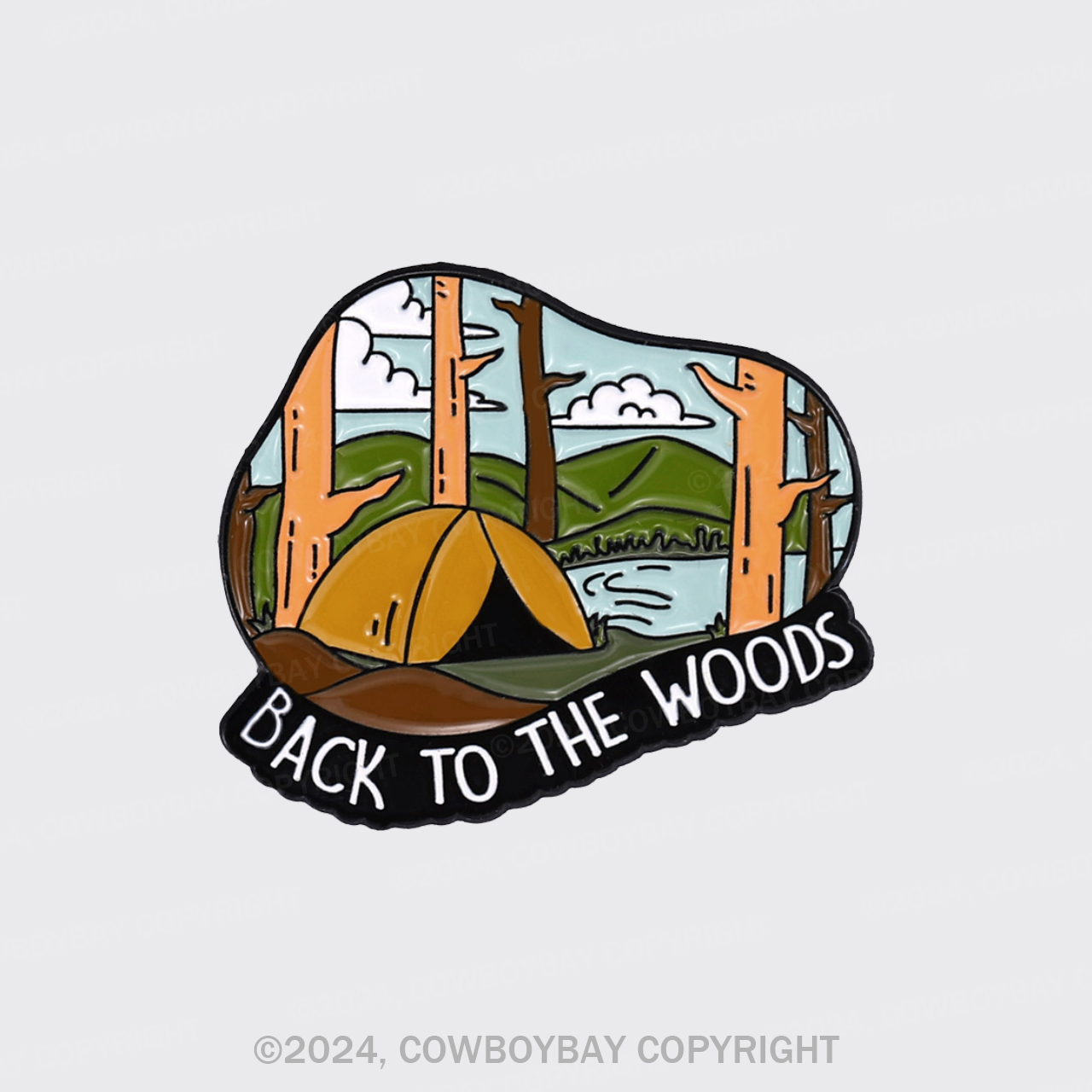 Back To The Woods_Cowboybay Pin