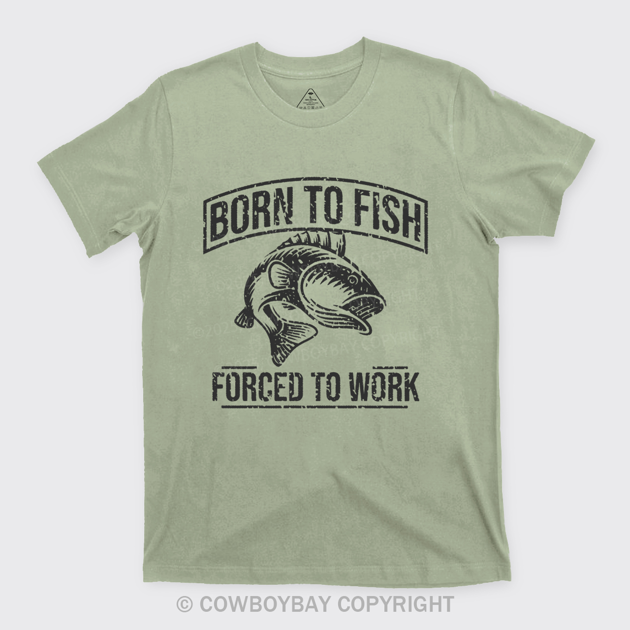Born To Fish Forced To Work T-Shirts