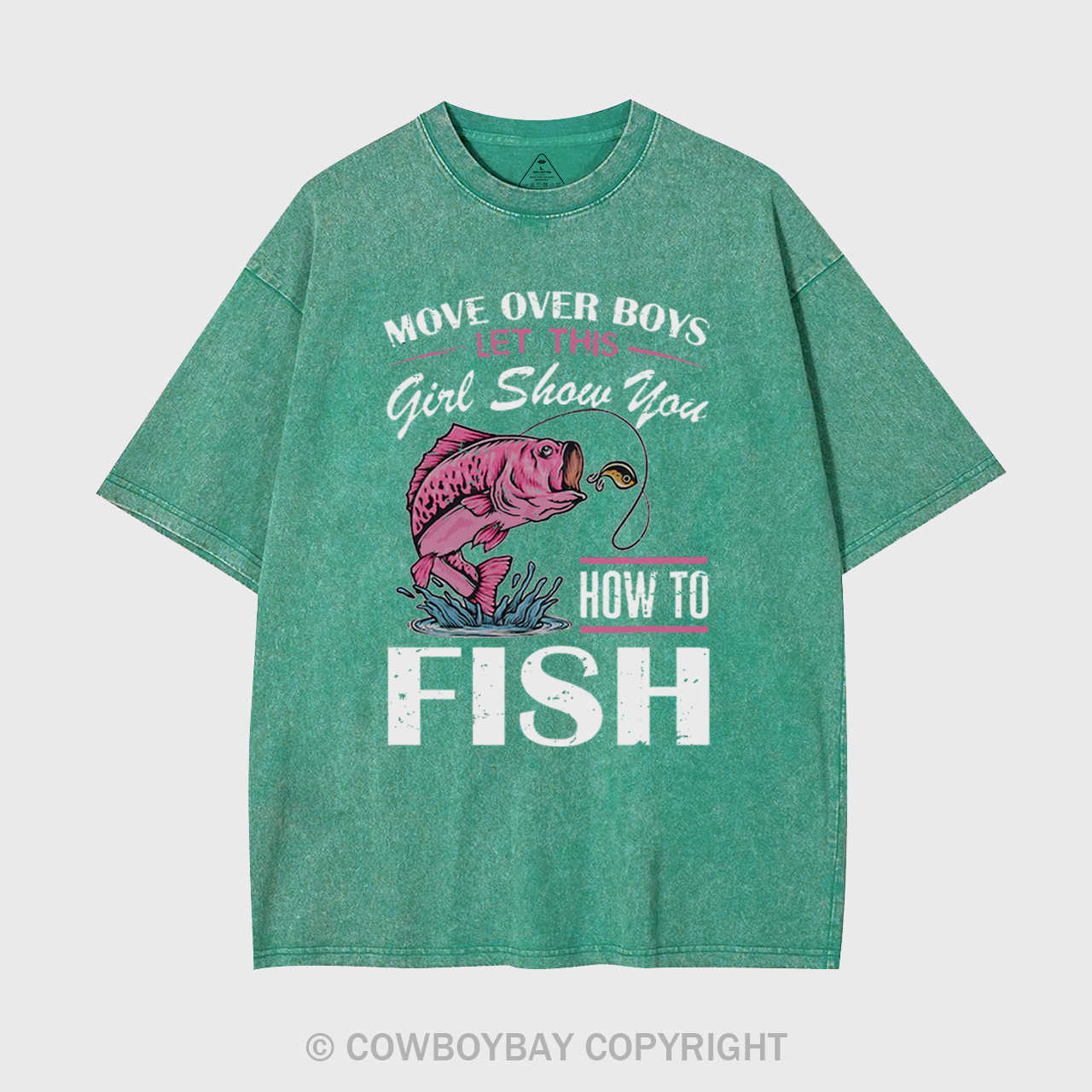 Move Over Boys Fishing Garment-dye Tees