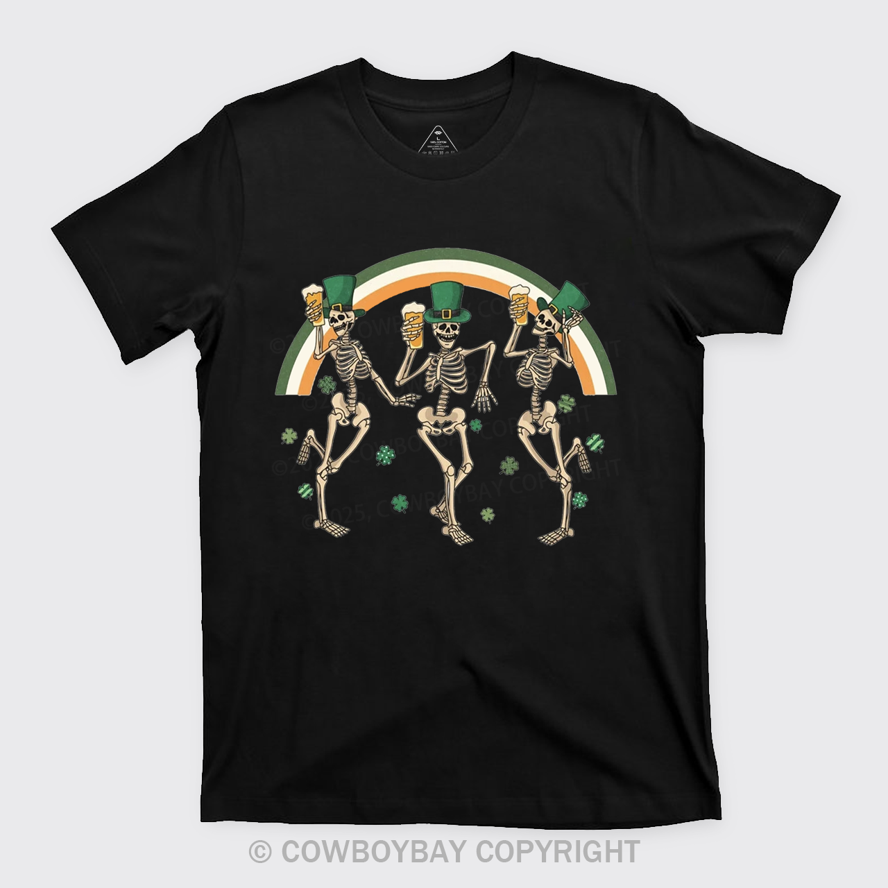 St. Patrick's Skeleton T-Shirts