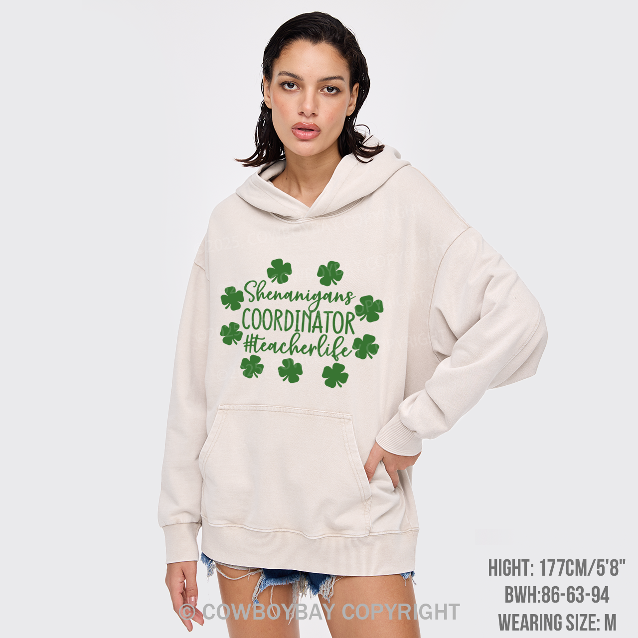 Shenanigans Coordinator Teacherlife Garment-Dye Hoodies