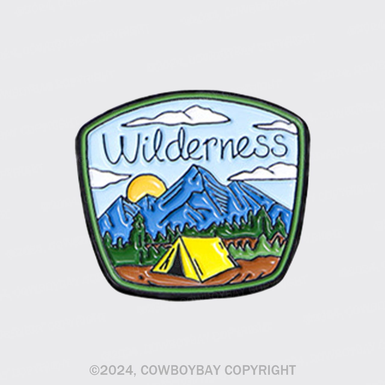 Wilderness Camping_Cowboybay Pin