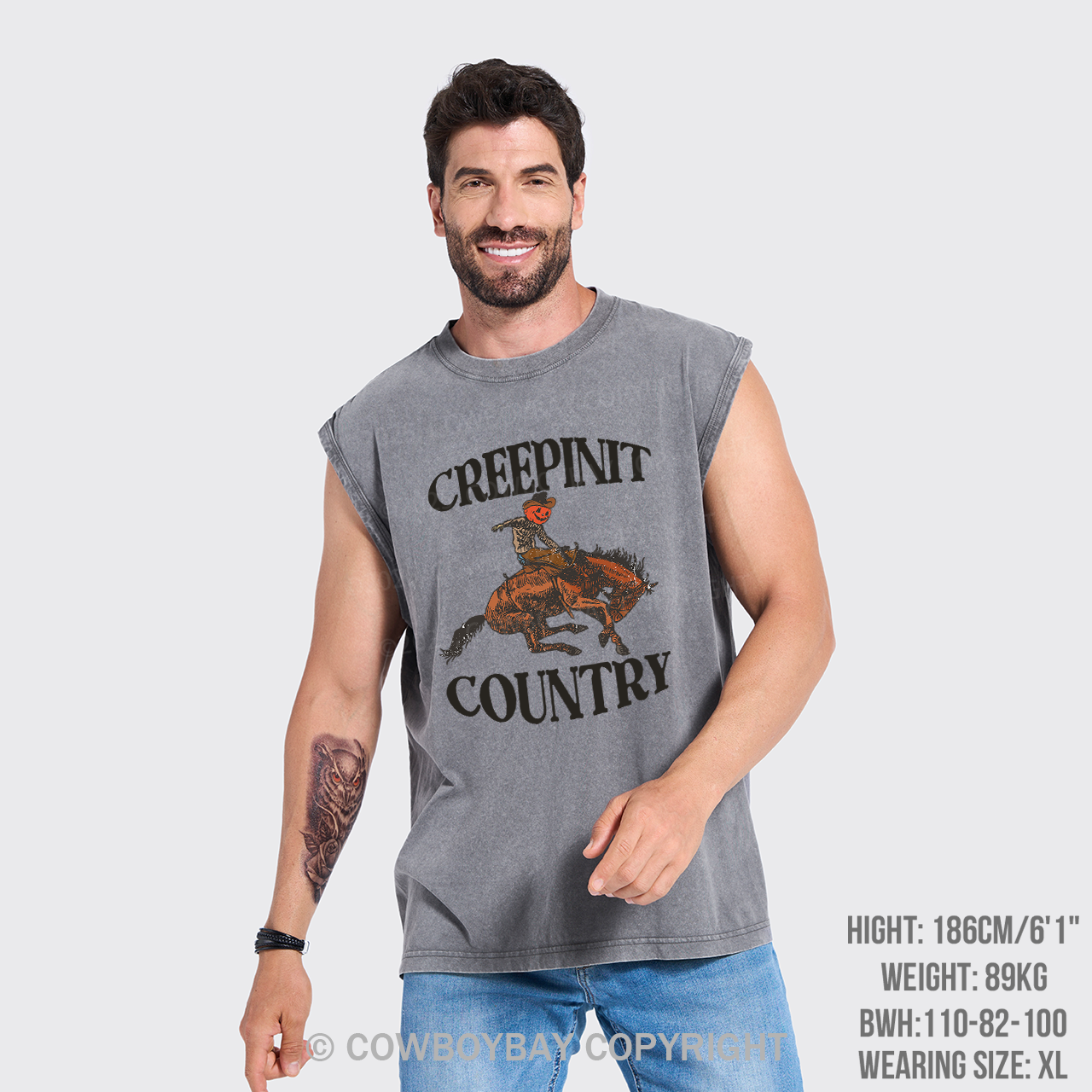 Creepin It Country Washed Tanks