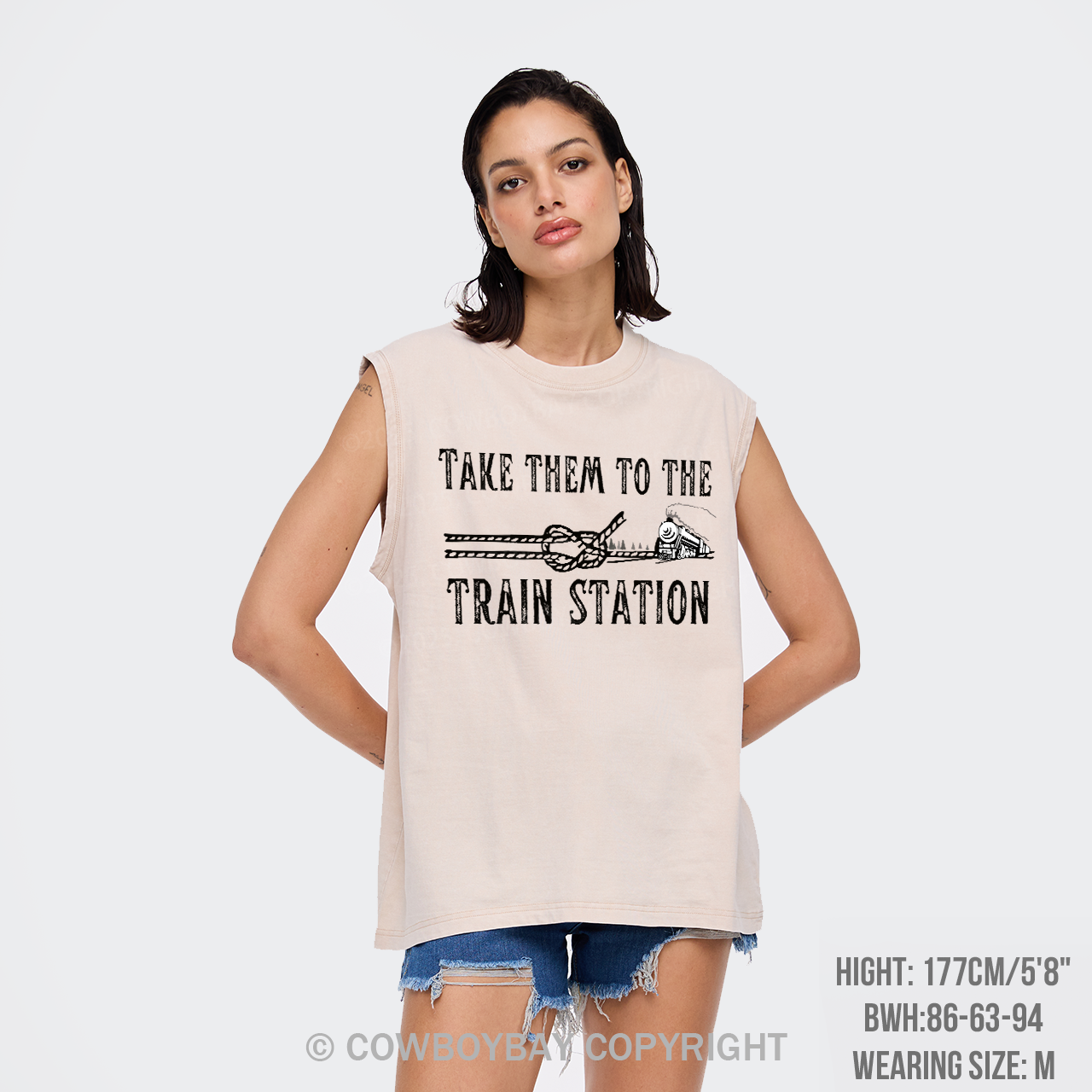 Take Them To The Train Station Washed Tanks