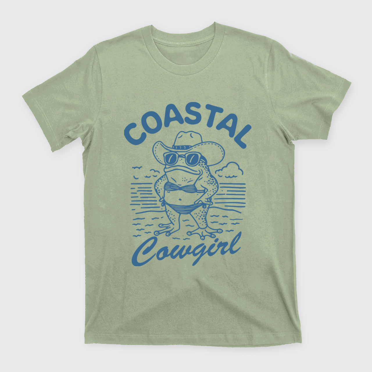 Funny Frog-Coastal Cowgirl T-Shirts