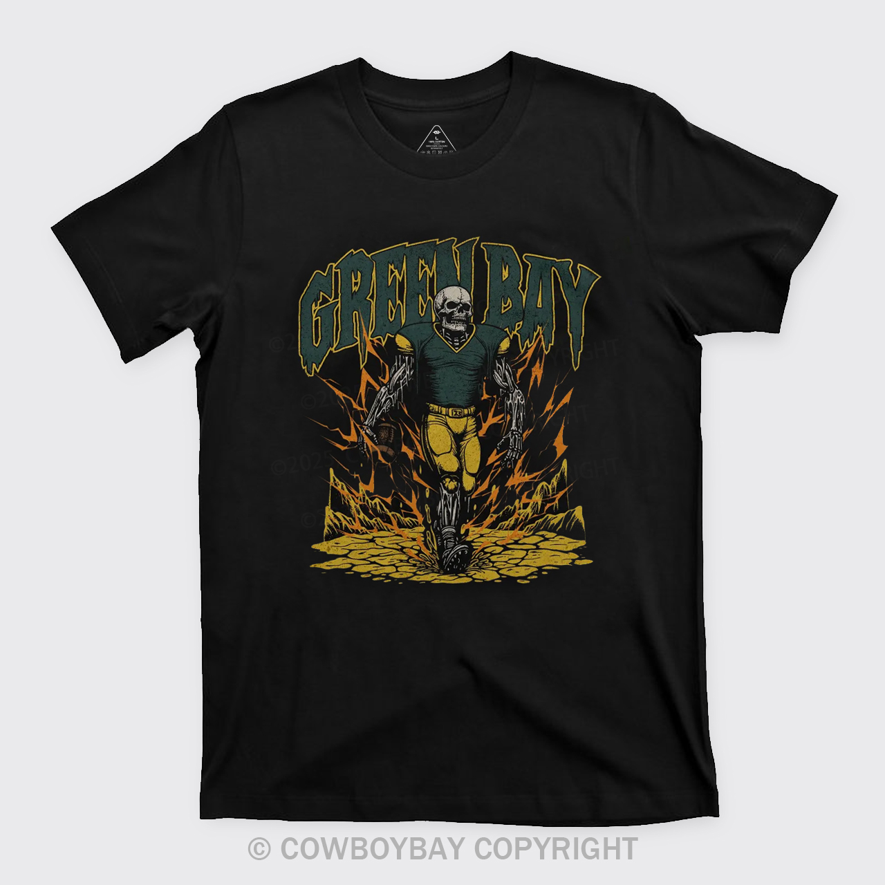 Vintage Skeleton Football T-Shirts