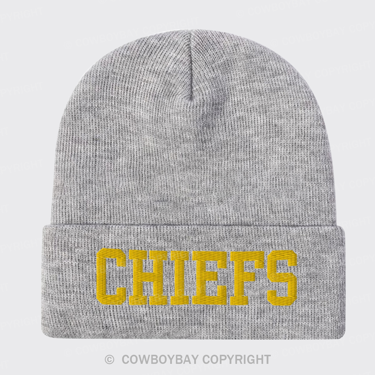 Chiefs Embroidered Knitted Beanie