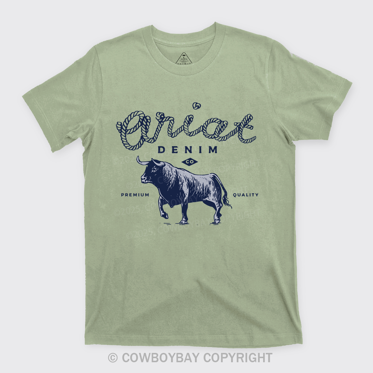 Ariat Denim Bull Cowboy T-Shirts