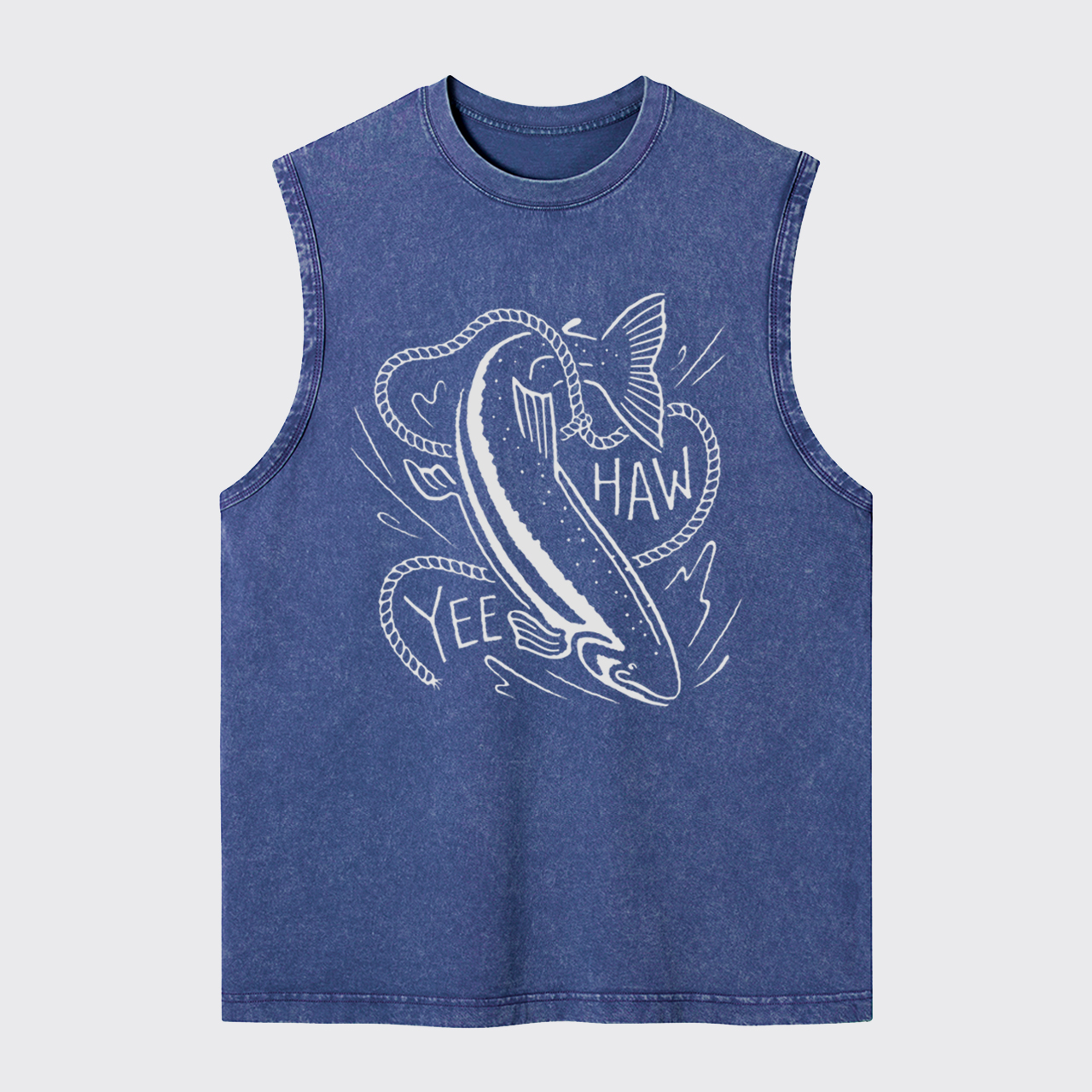 Ride the Wave Yee-Haw Washed Tanks