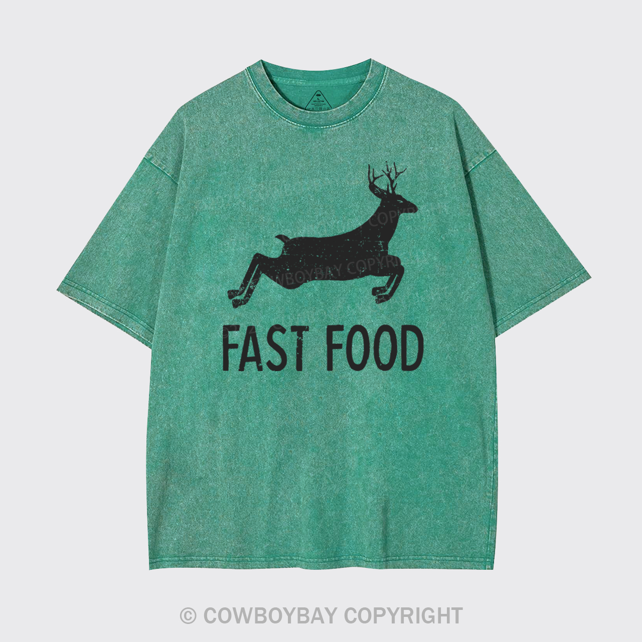 Fast Food Deer Garment-dye Tees