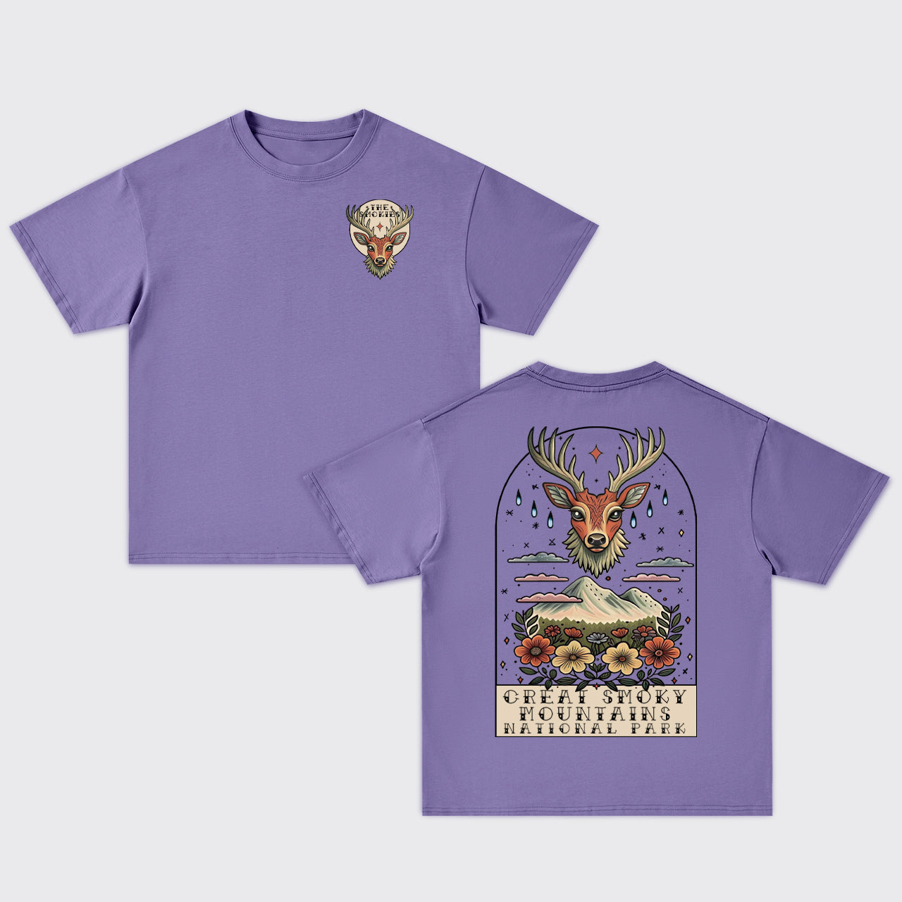 Great Smoky Mountains National Park Oversize T-Shirts