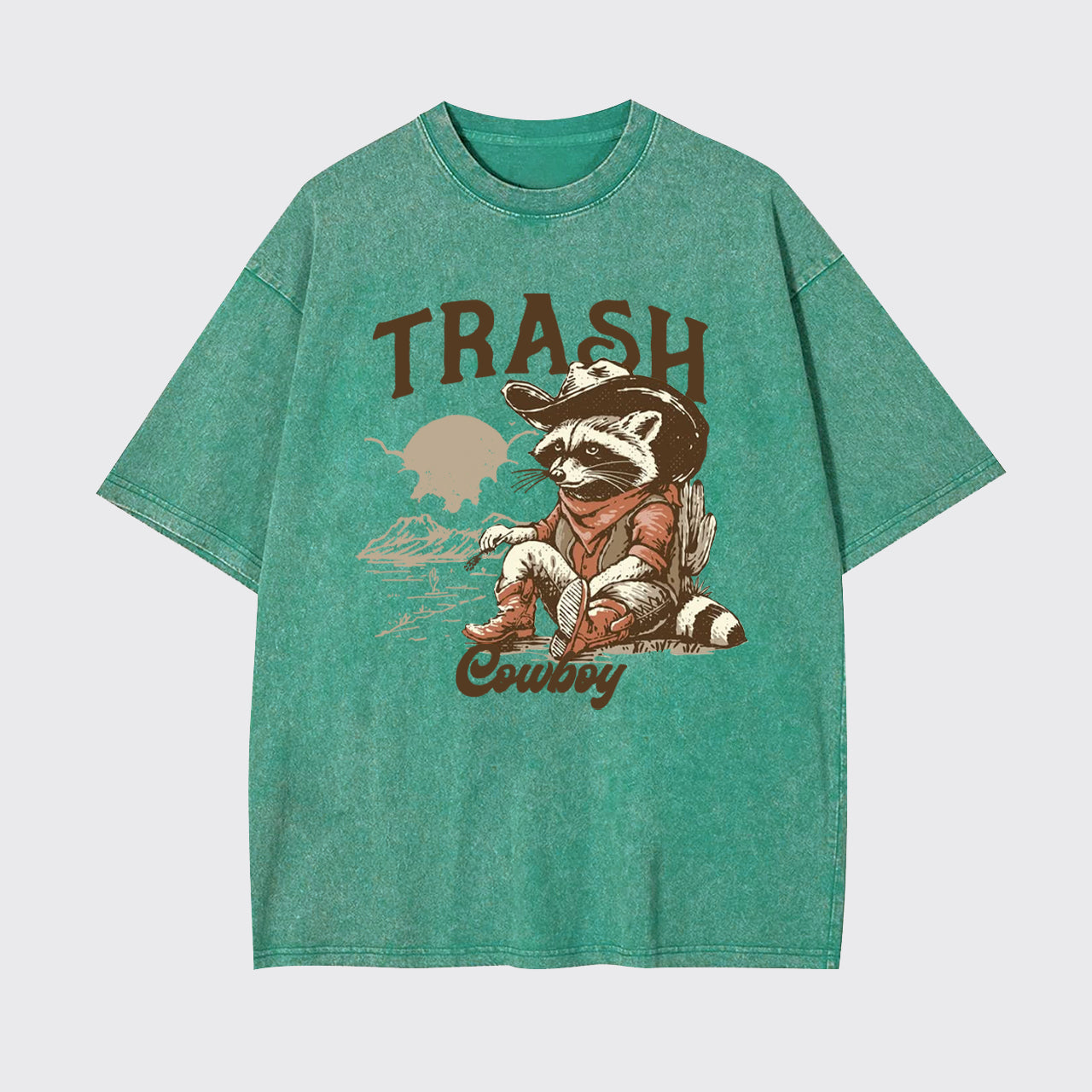 Funny Trash Raccoon Garment-dye Tees