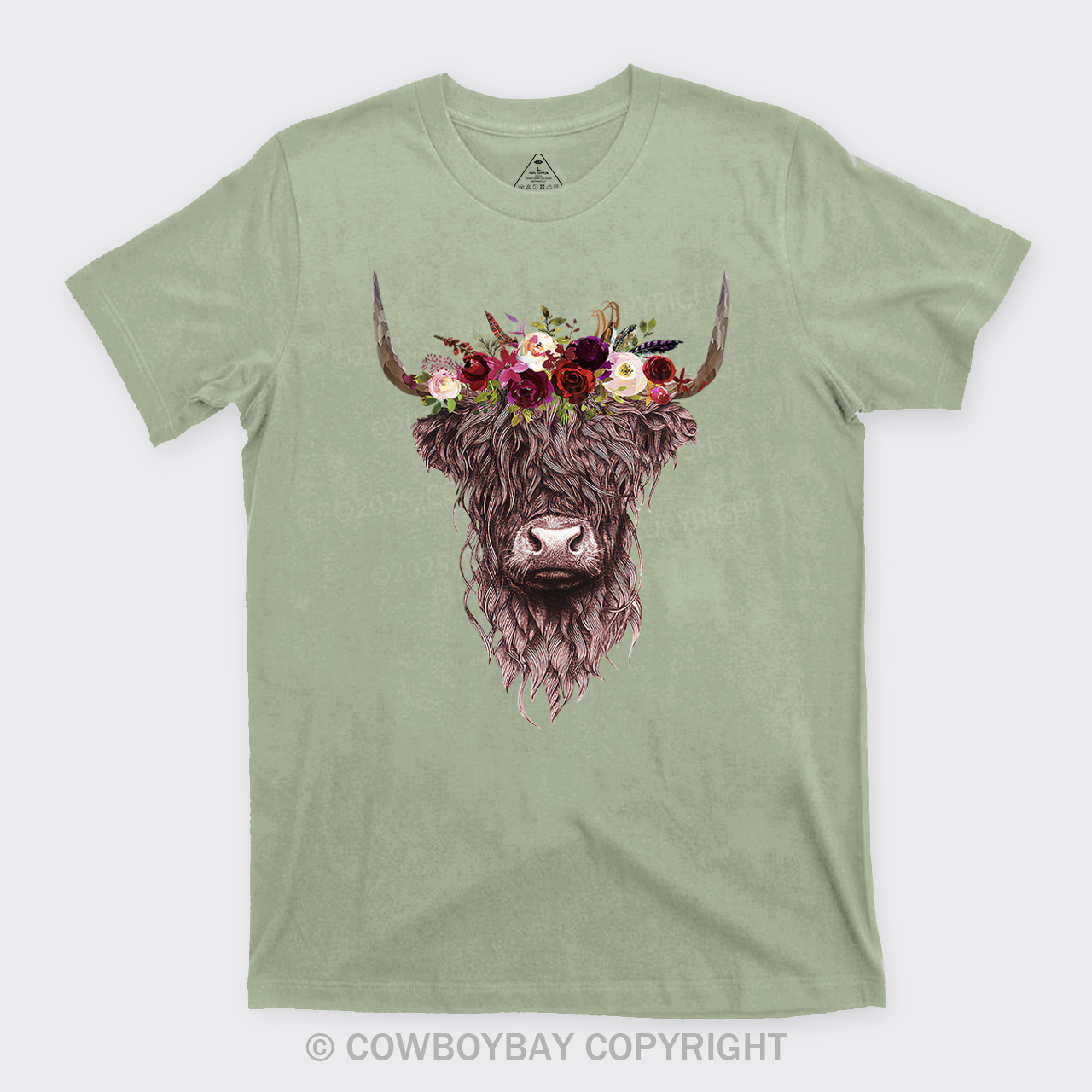Highland Cow Farm Life Rodeo Tees