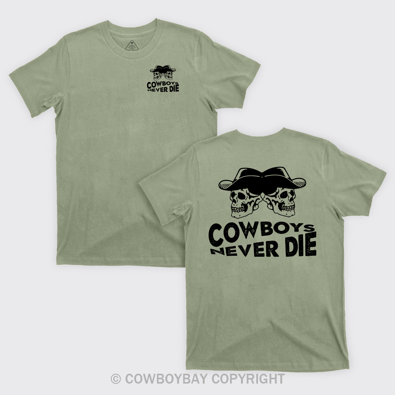 Cowboys Never Die Skeleton T-Shirts