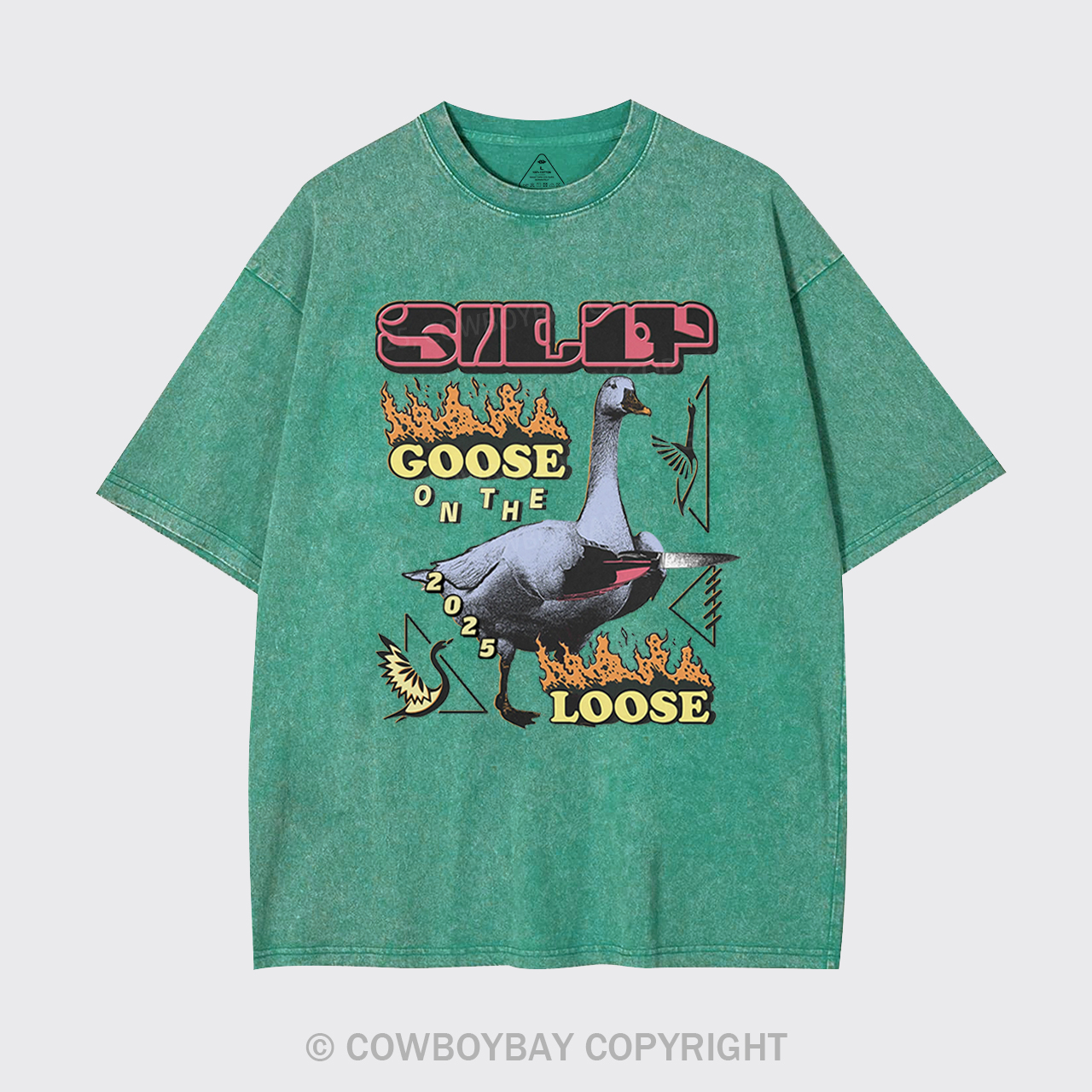 Silly Goose On The 2025 Loose Garment-dye Tees