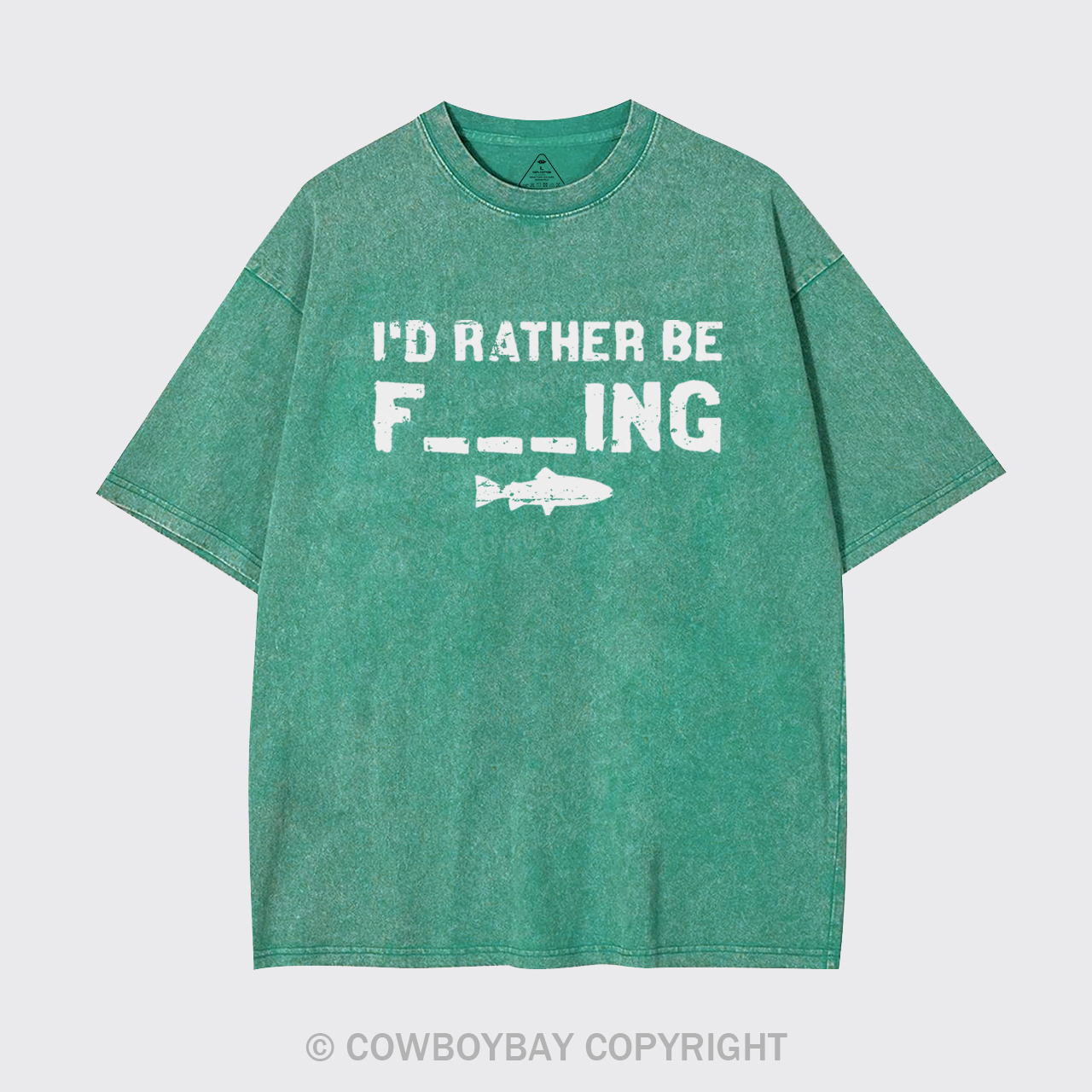 I'd Rather Be Fishing Garment-dye Tees