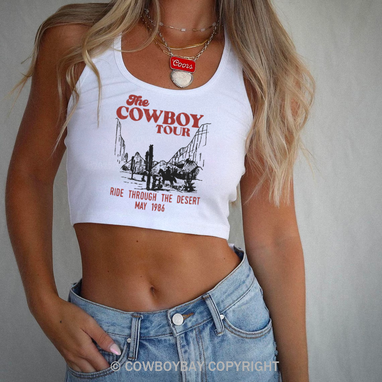 Cowgirl Country Concert Tank Top
