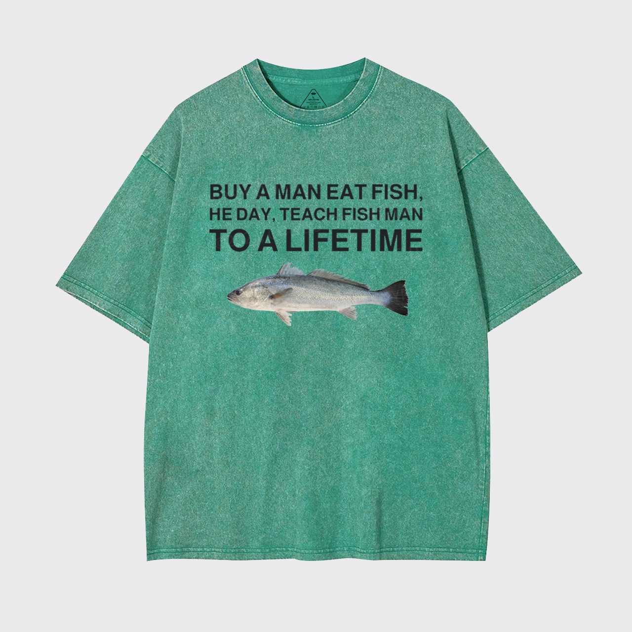 Buy A Man Eat Fish Garment-dye Tees