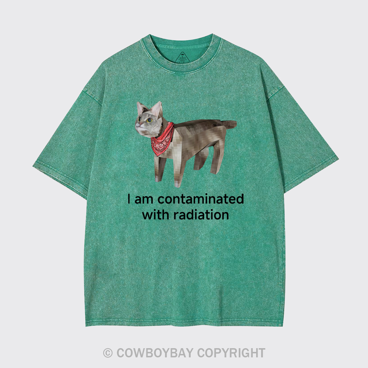 I Am Contaminated With Radiation Garment-dye Tees