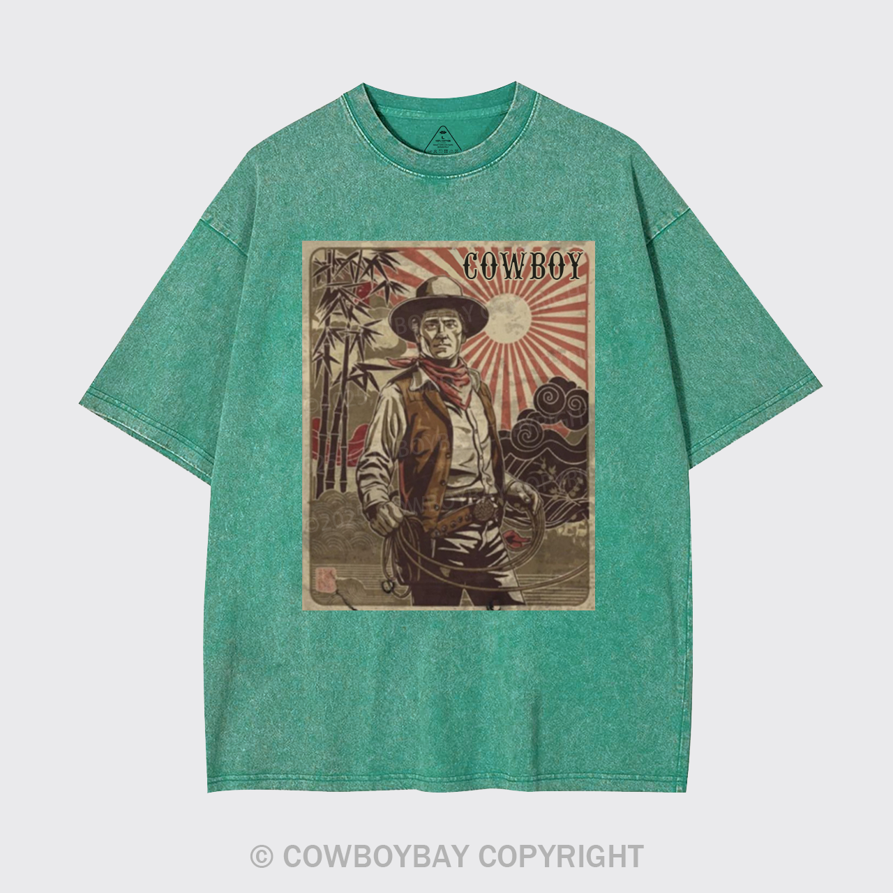 Cowboy Retro Garment-dye Tees