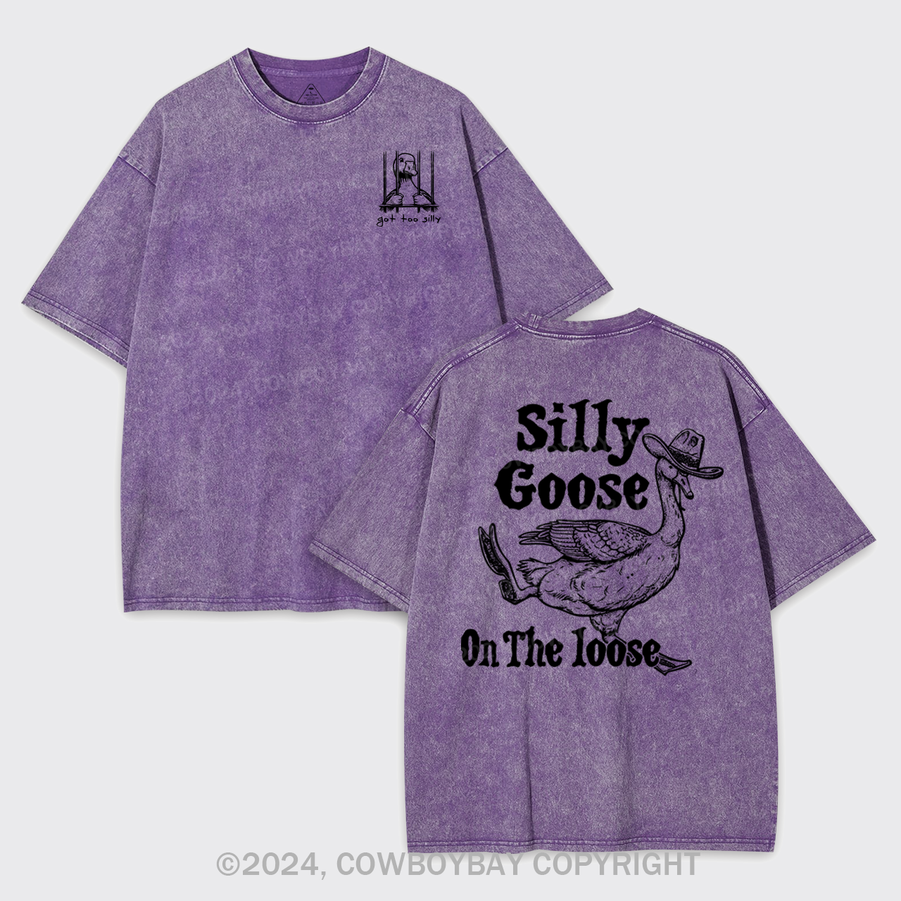 Silly Goose On The Lose Garment-dye Tees