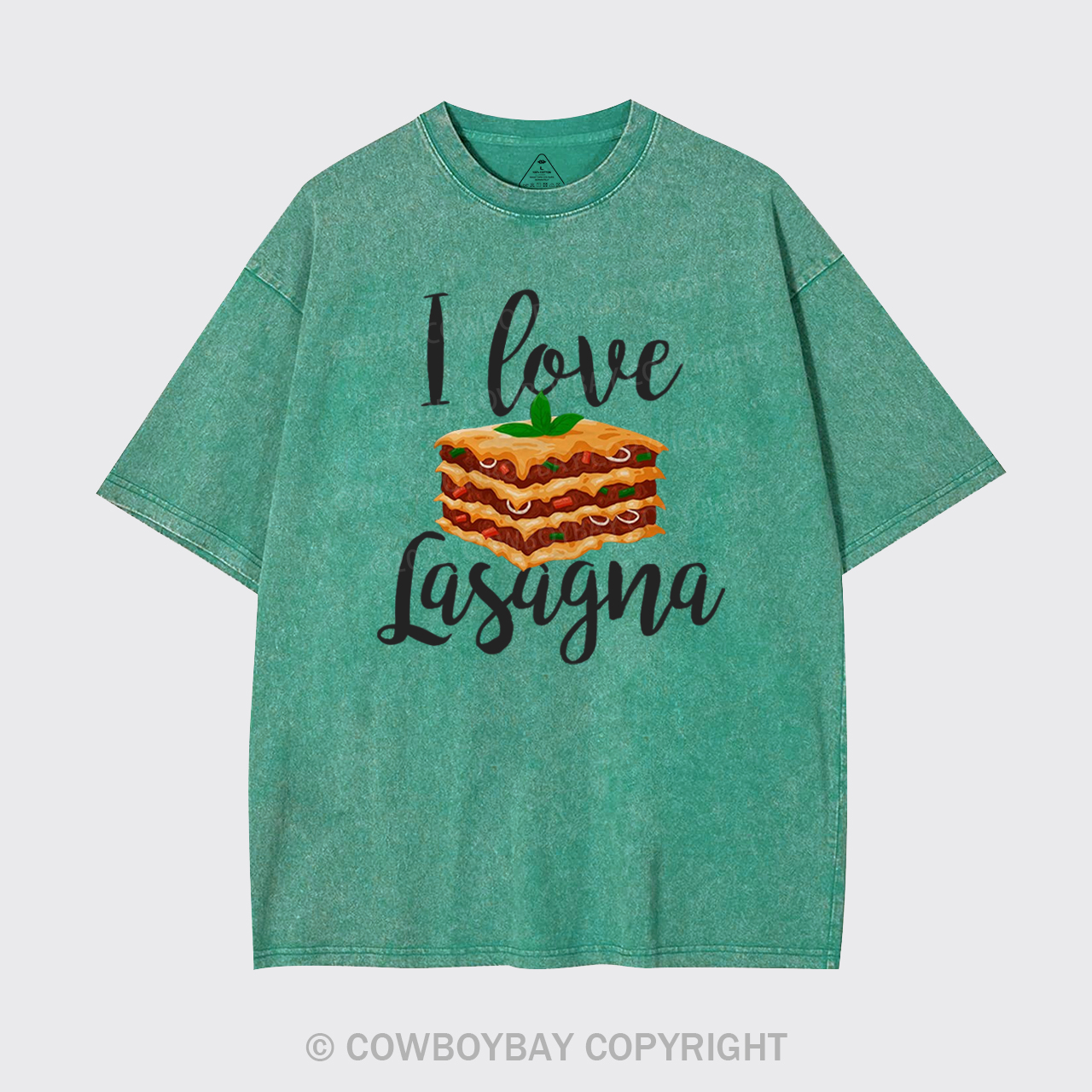 I Love Lasagna Garment-dye Tees