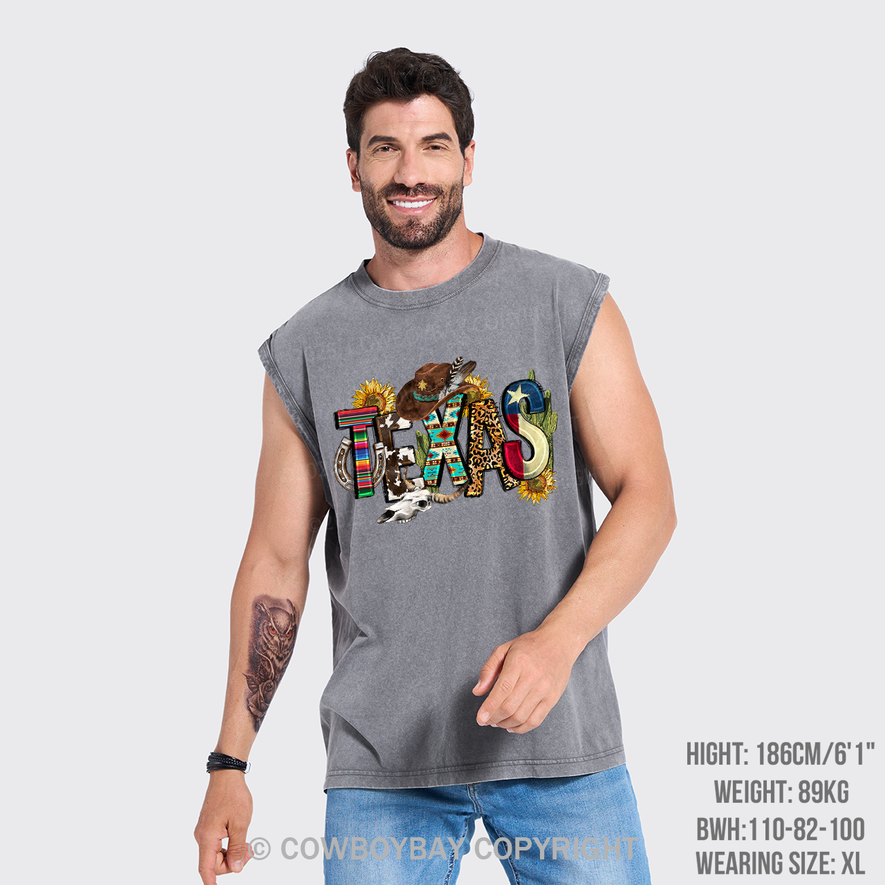 Cowboys From Texas Washed Tanks