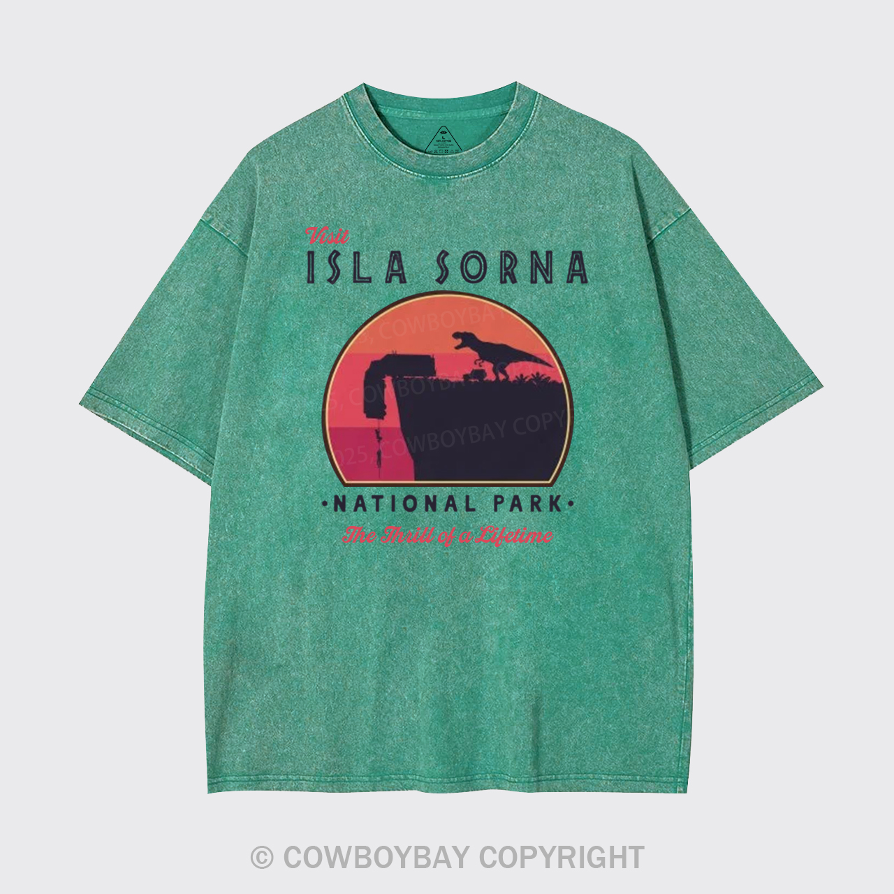 Visit Isla Sorna National Park Garment-dye Tees