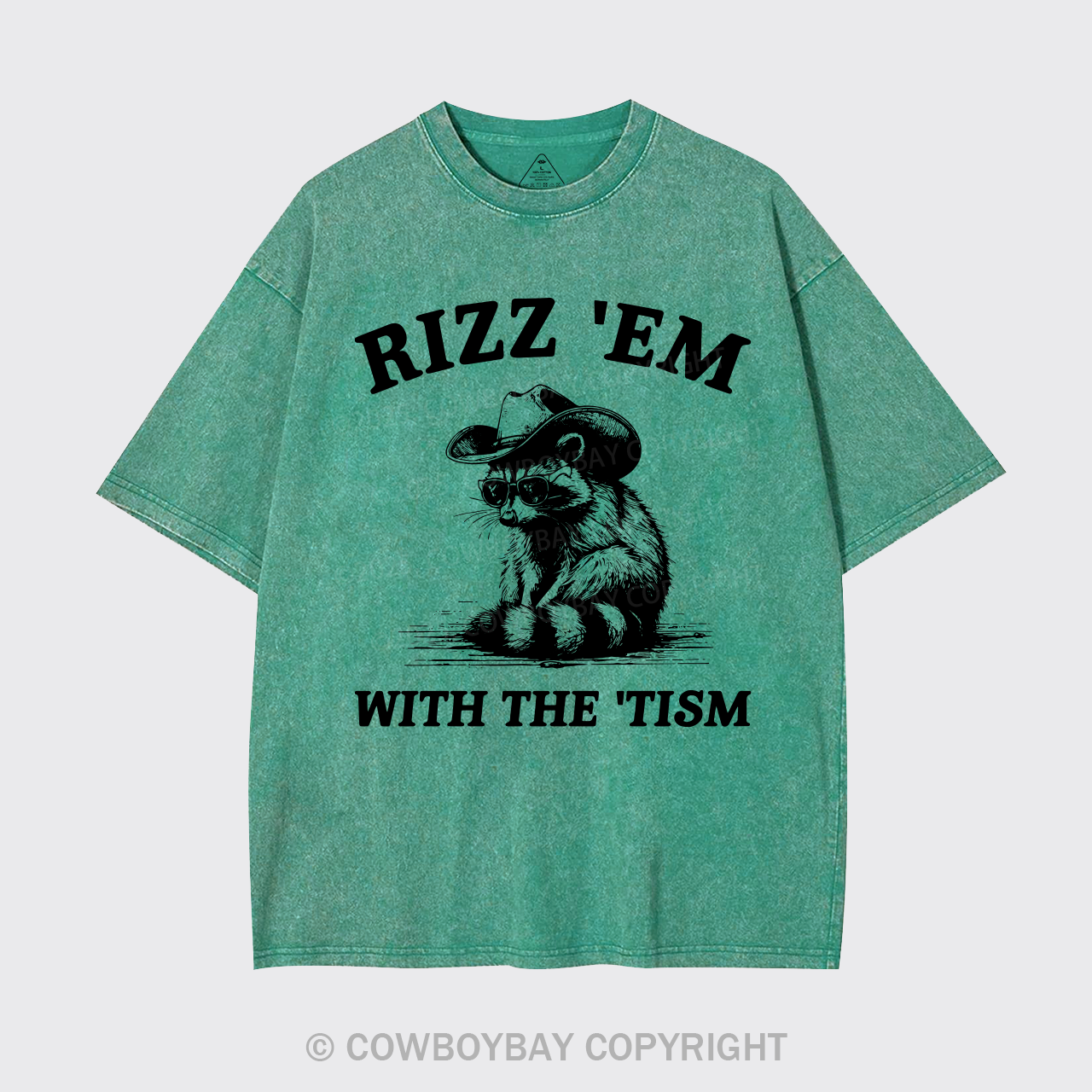 Rizz 'Em With The 'Tism Garment-dye Tees