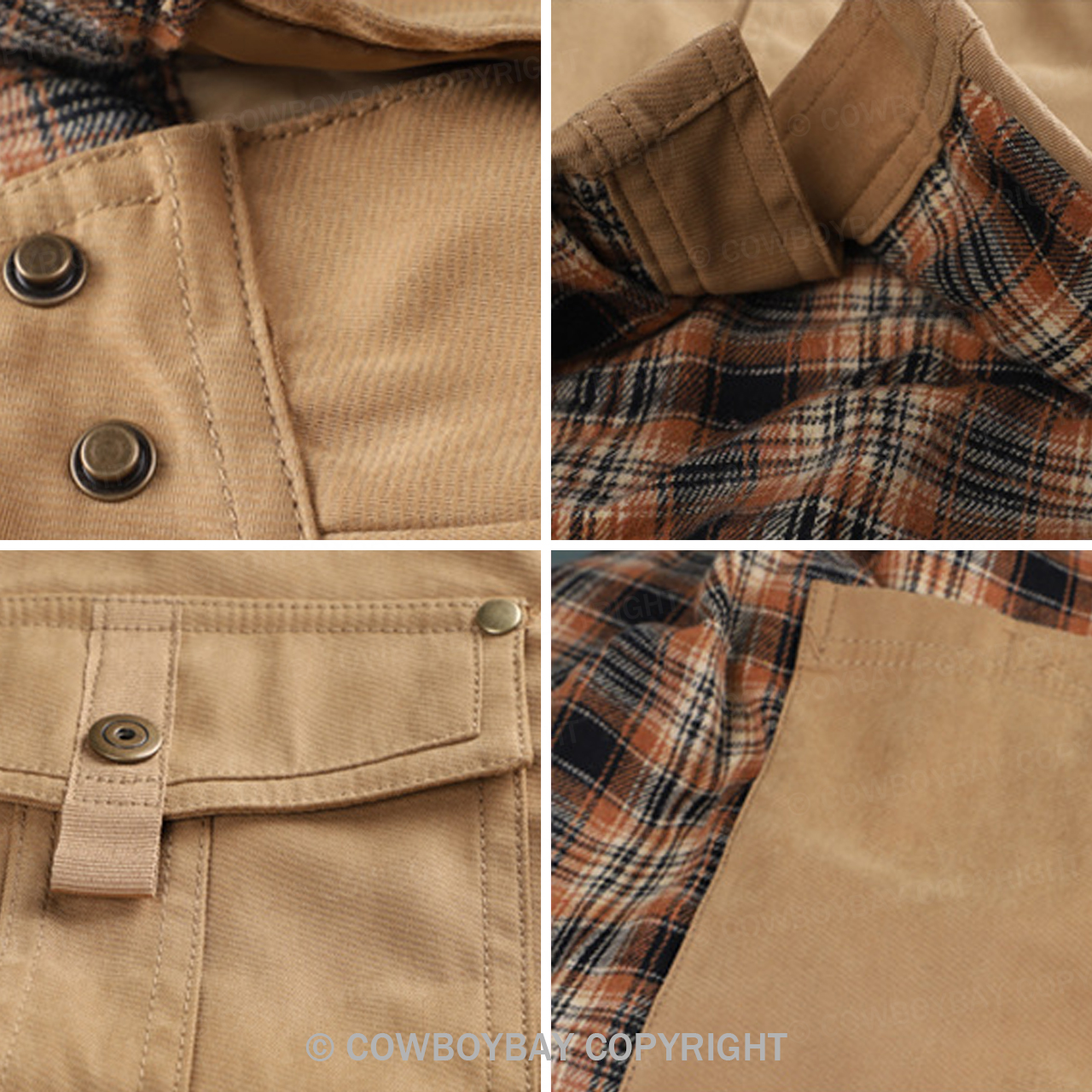 Western Solid Color Outdoor Jacket 