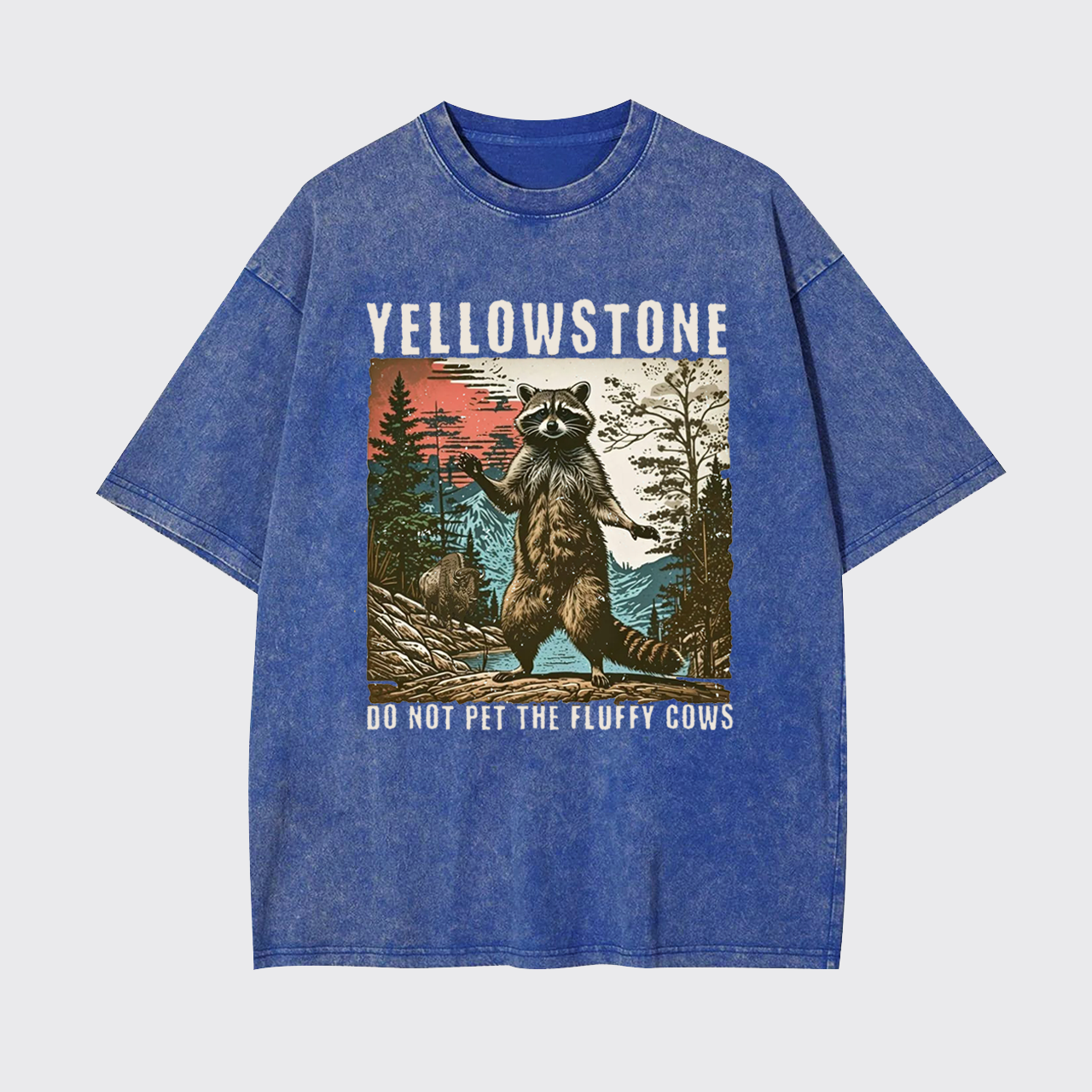 Yellowstone Do Not Pet The Fluffy Cows Garment-dye Tees
