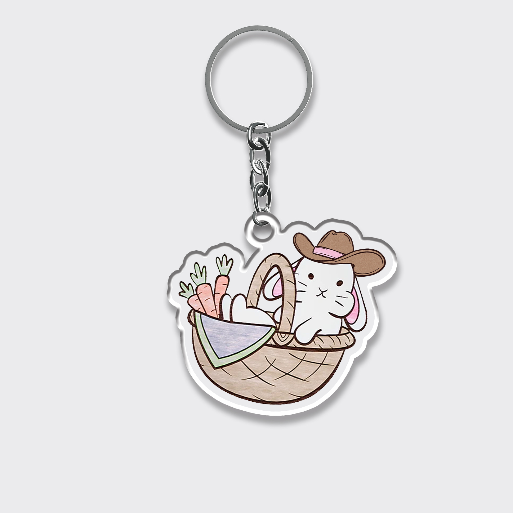 Easter Bunny Keychain