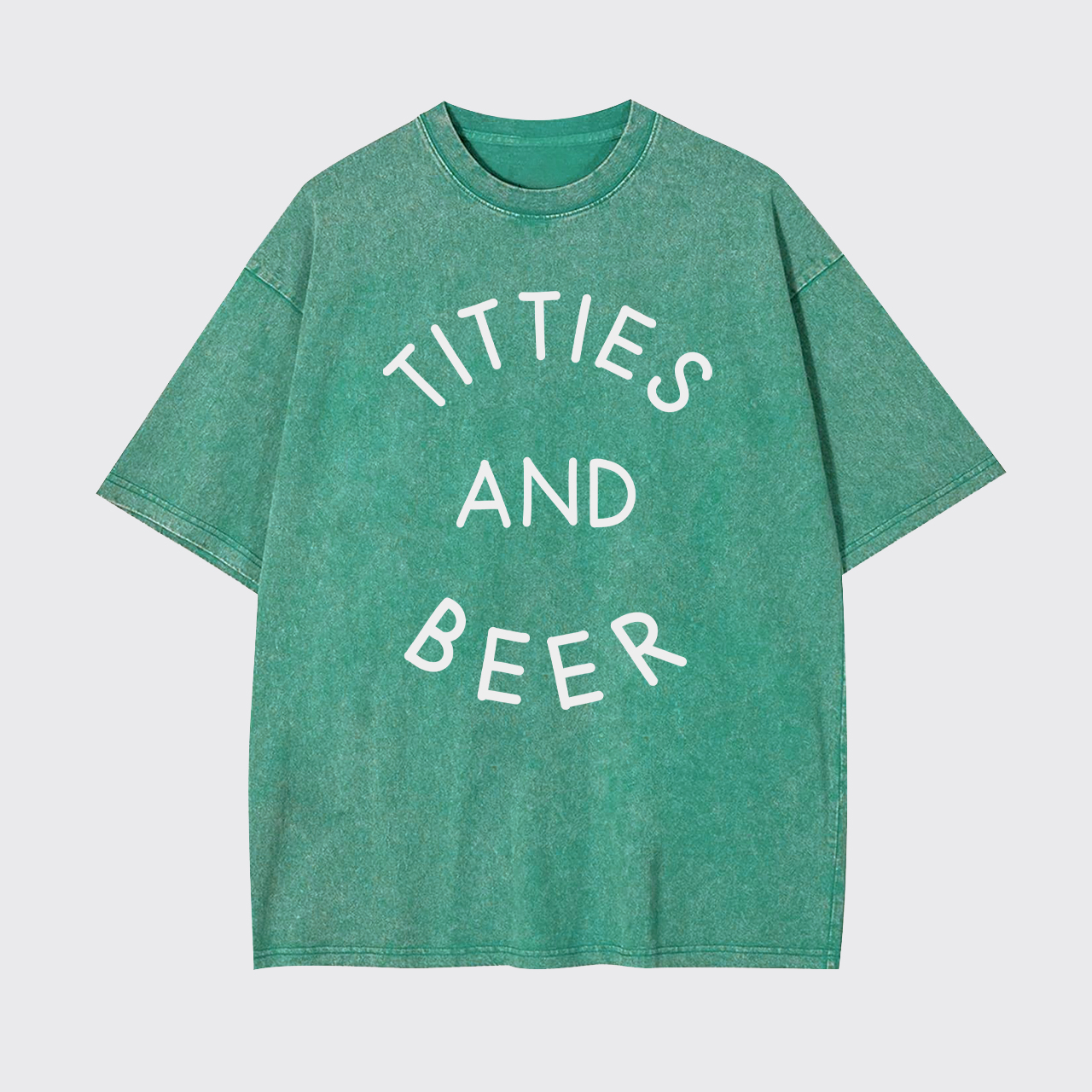 Country Music Titties And Beer Garment-dye Tees
