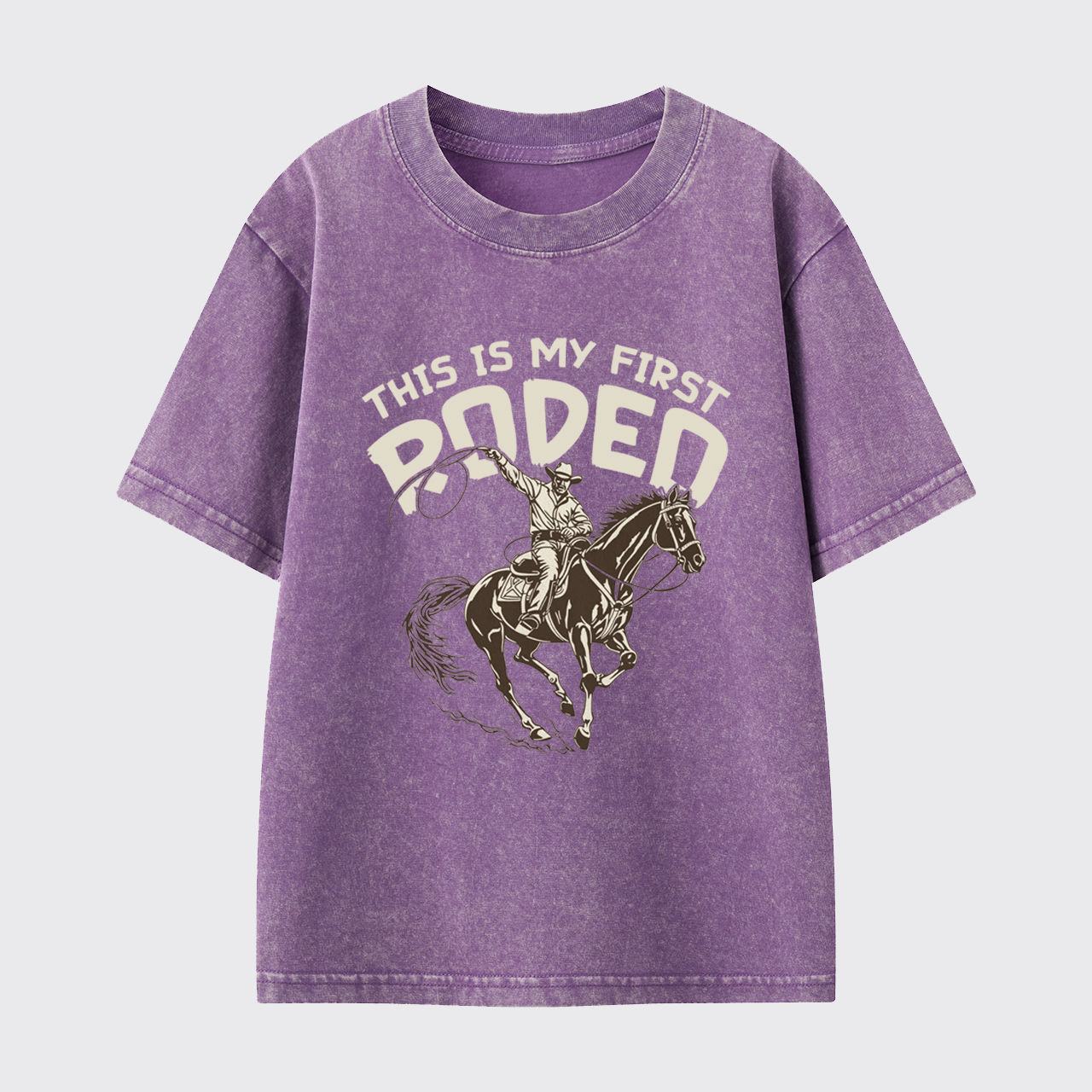 This Is My First Rodeo Washed Toddler T-shirt