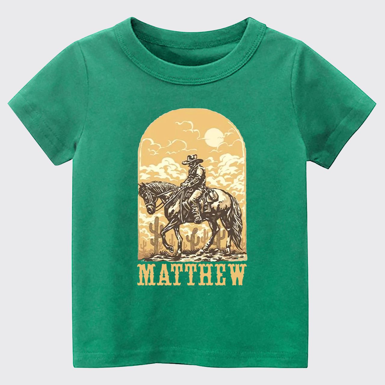 Personalized Cowboy Kids T-shirt