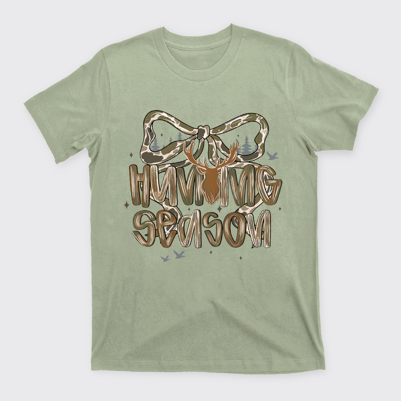 Hunting Season Camo Deer T-Shirts