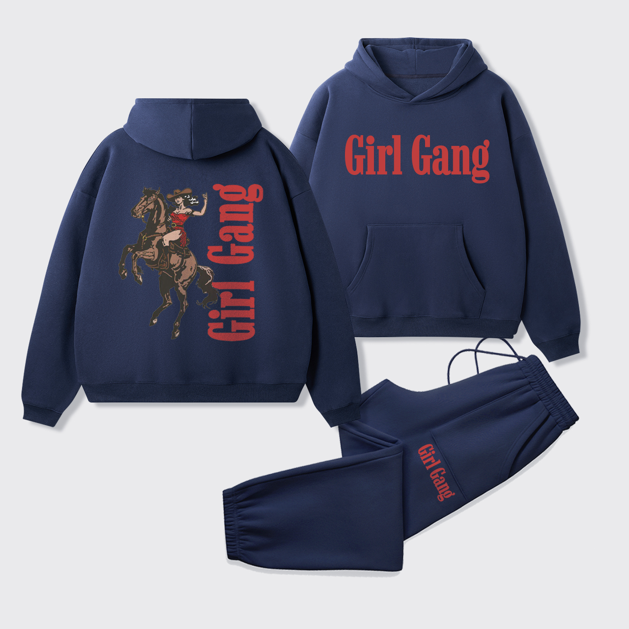 Cowgirl Rodeo Hoodie Set
