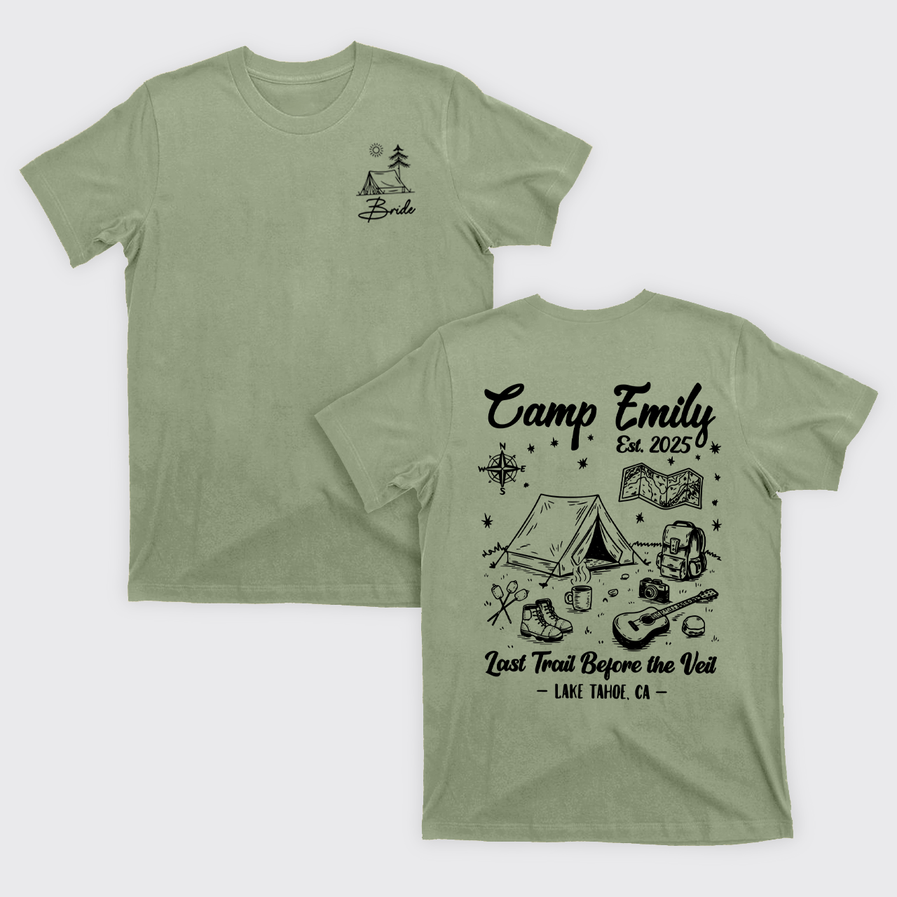 Personalized Camp Family T-Shirts
