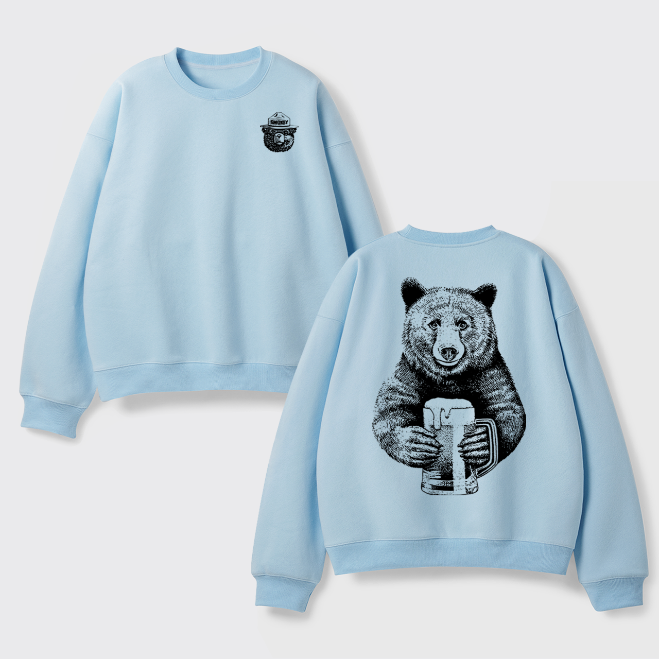 Smokey The Bear Fleece Sweatshirt