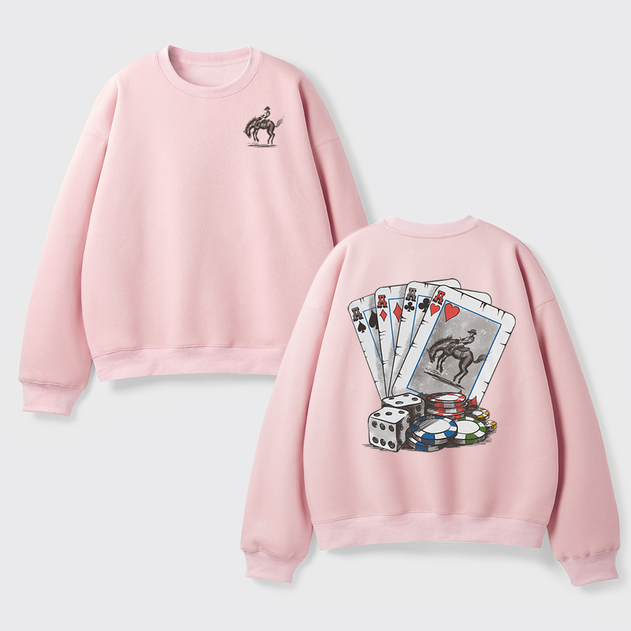 Cowboybay Knight On Horseback Fleece Sweatshirt