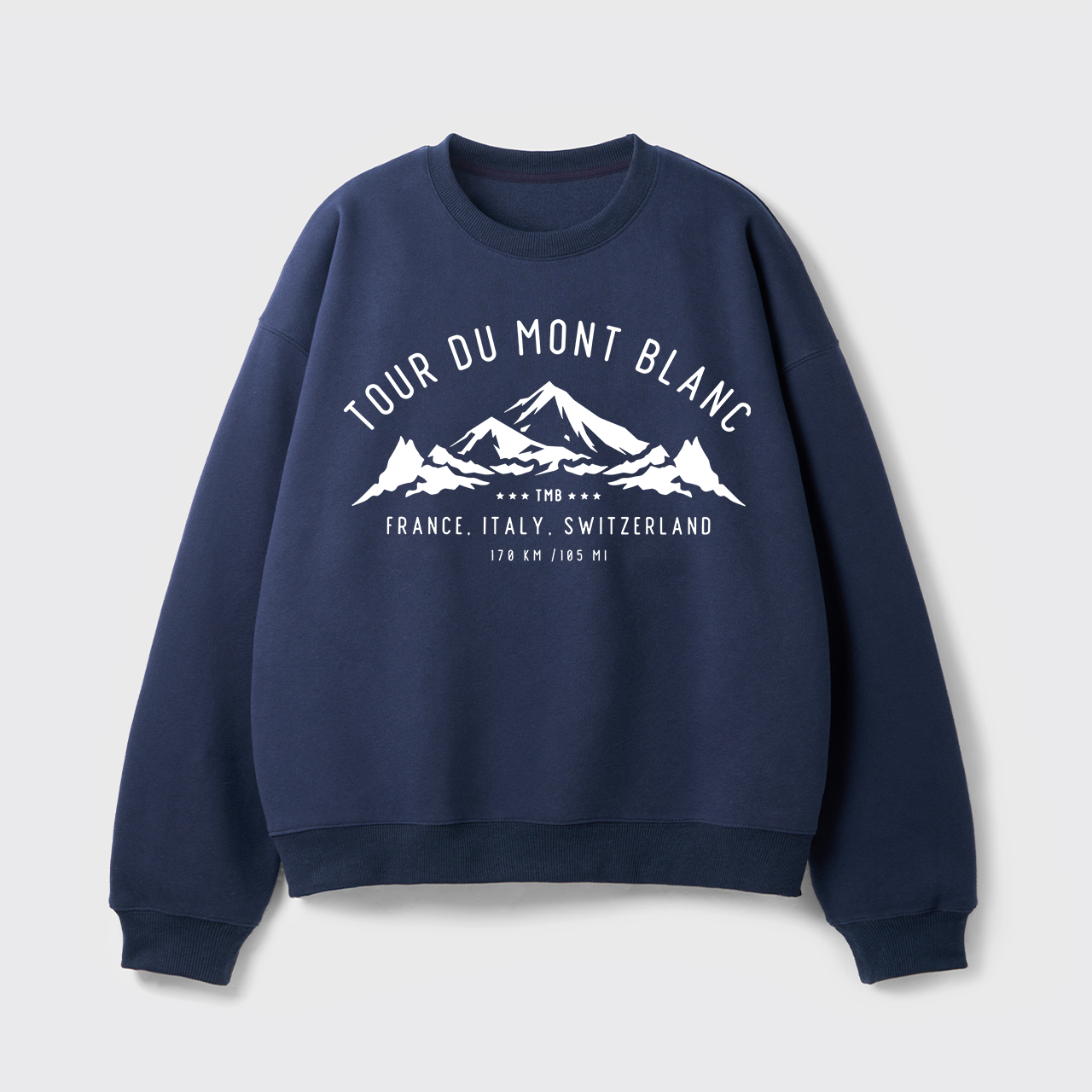 Tour Du Mont Blanc Fleece Sweatshirt