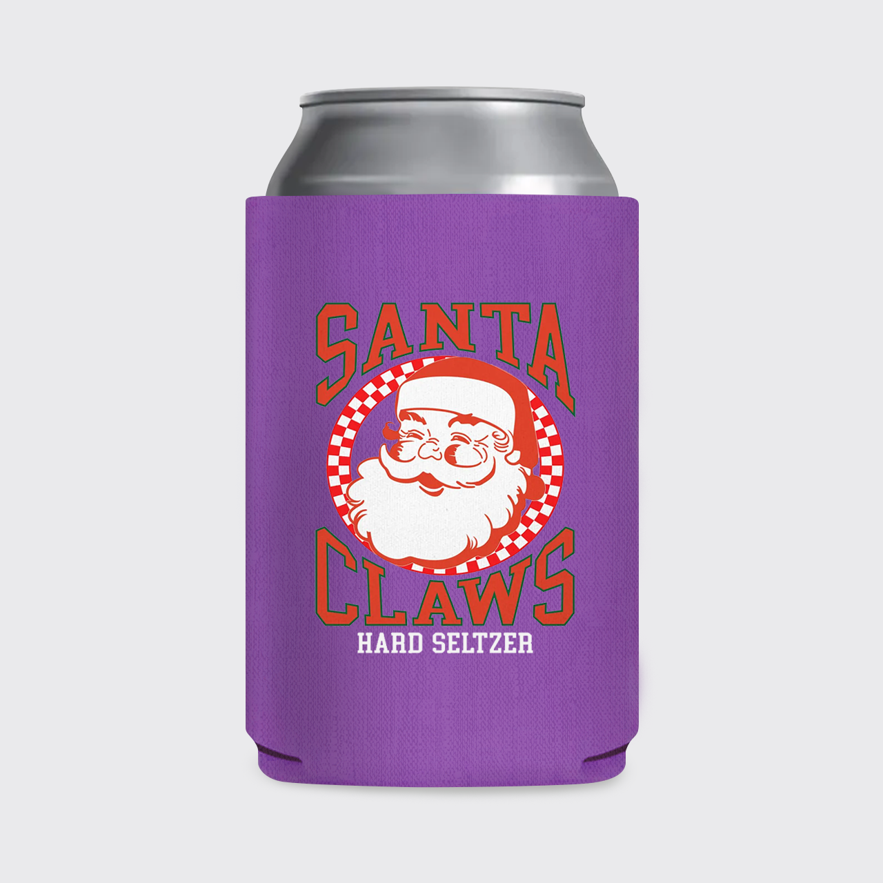 Santa Claws Christmas Koozie