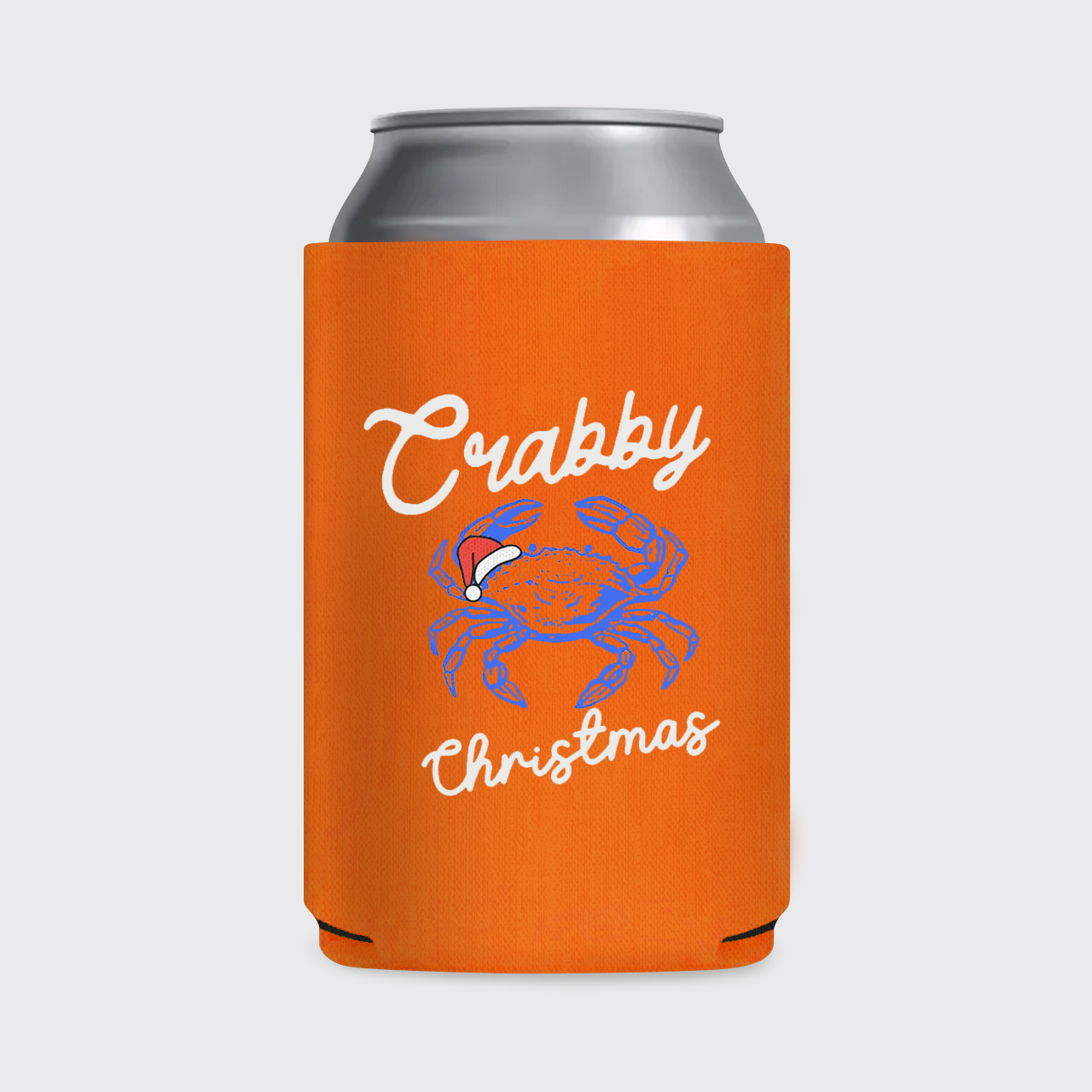 Crabby Christmas Koozie