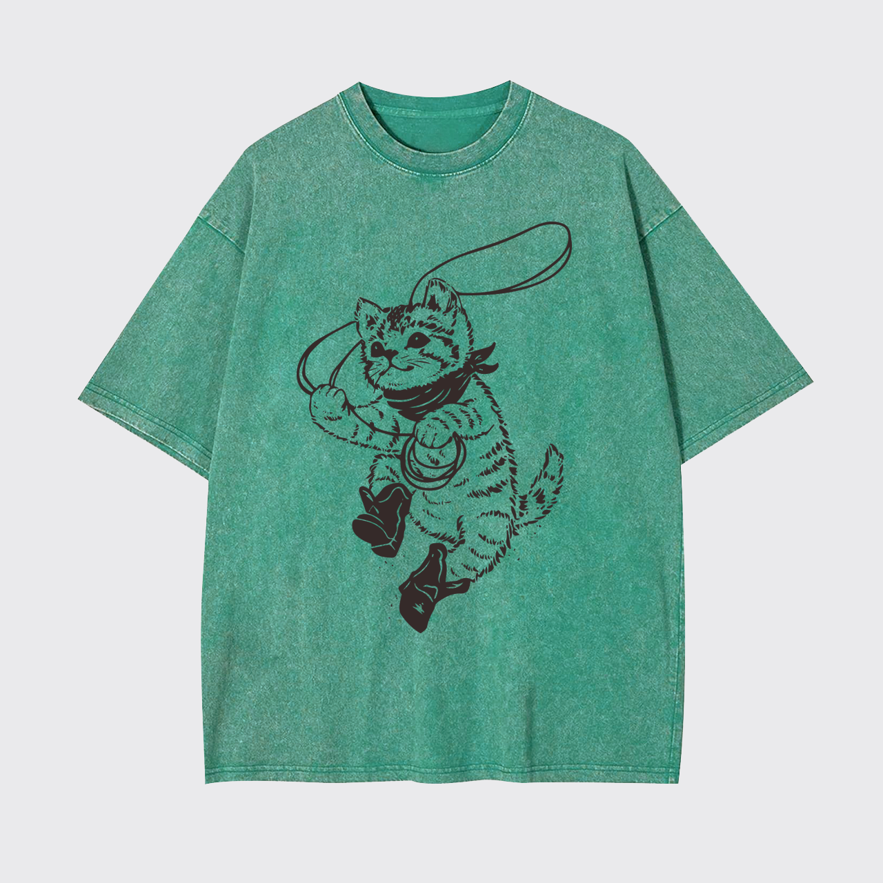 Wild West Kitty Garment-dye Tees