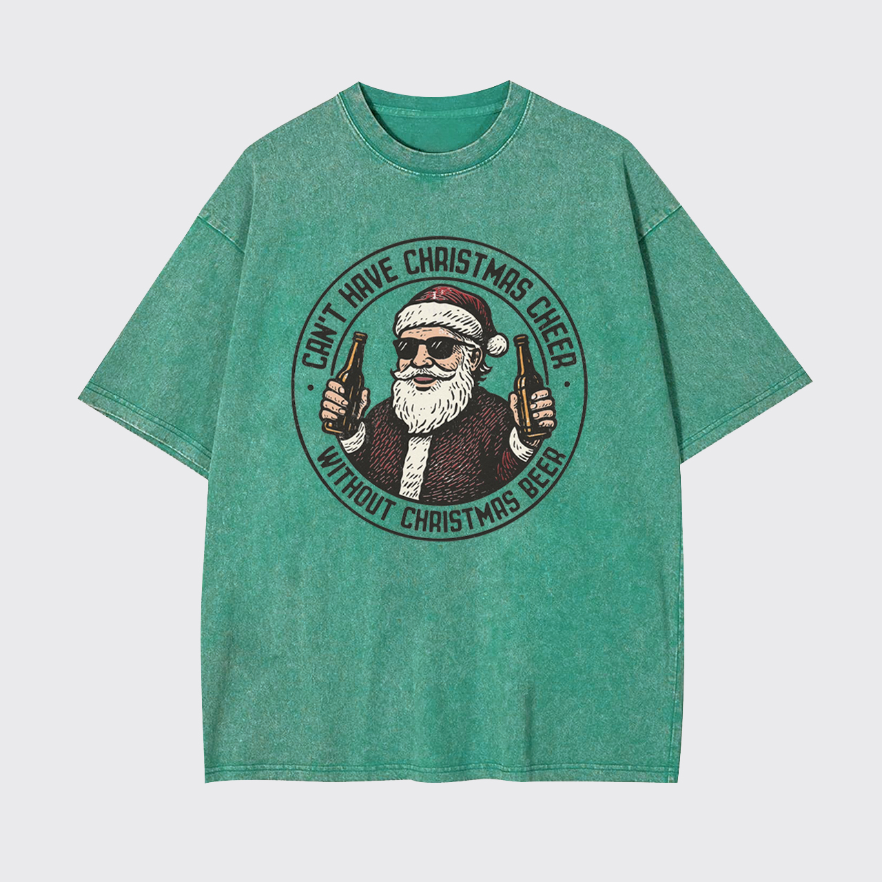 Can’t Have Christmas Cheer Without Christmas Garment-dye Tees